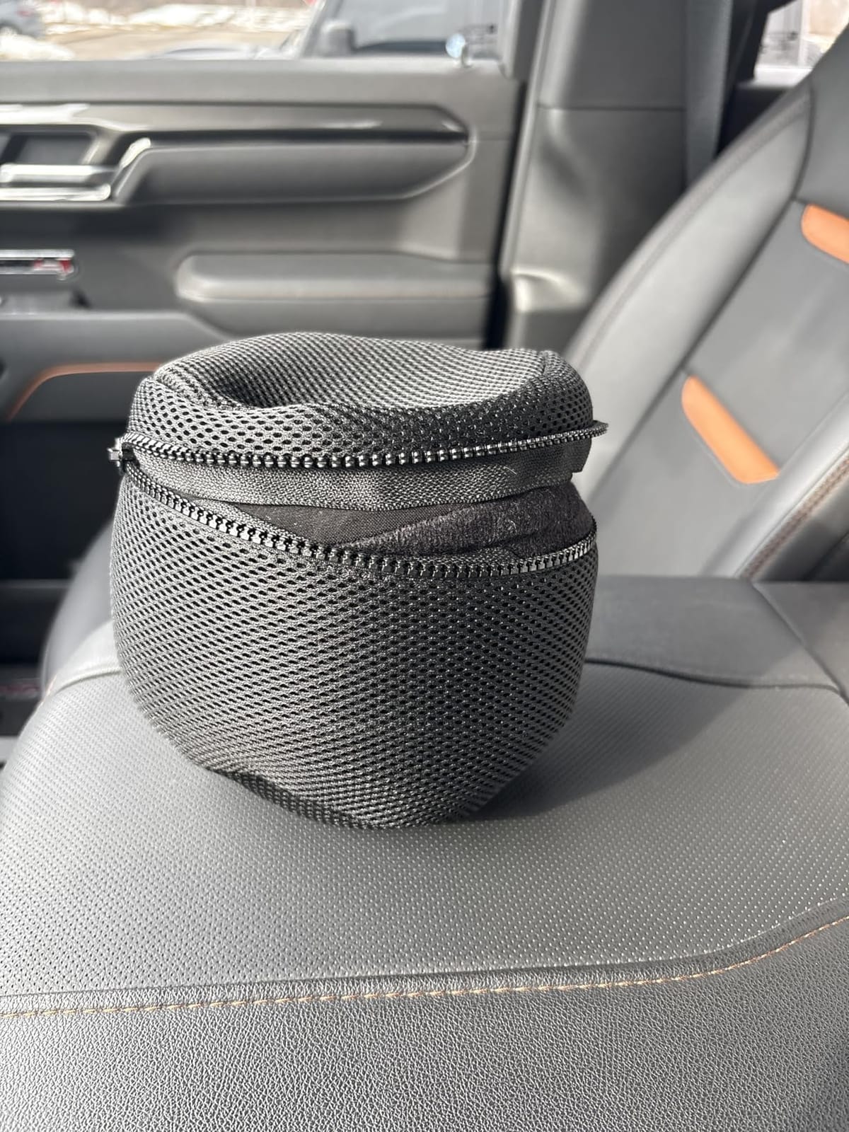 Proglobe Travel Neck Pillow for Airplanes, Long Haul Flight Kit, Grey customer photo 2