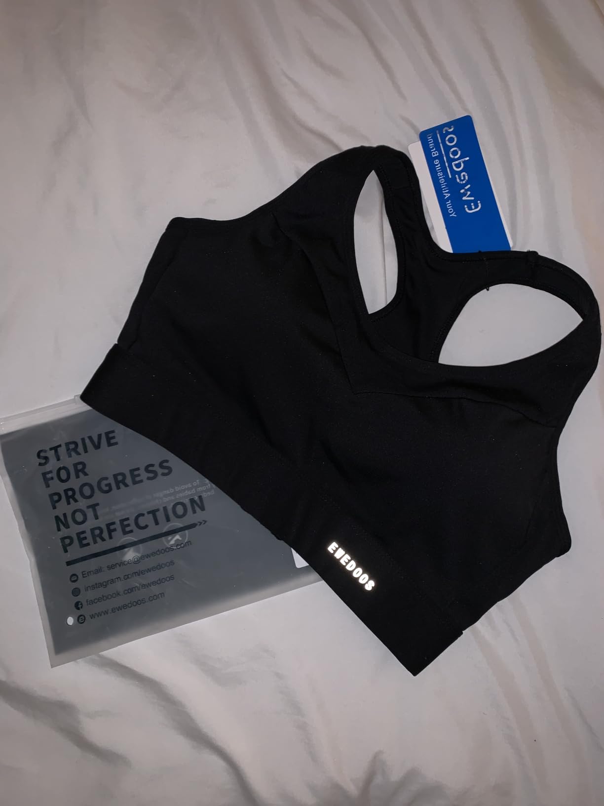 Ewedoos High Impact Sports Bras for Women High Support Workout Sports Bra customer photo 1