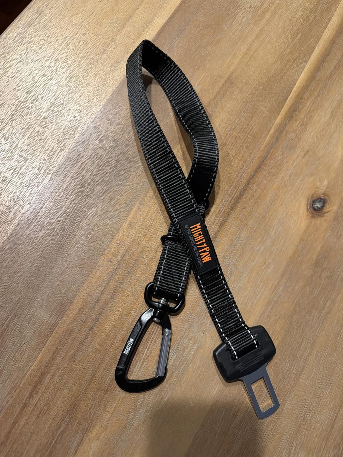 Mighty Paw Dog Seat Belt for Car, Heavy-Duty Aviation Aluminum Carabiner customer photo 1