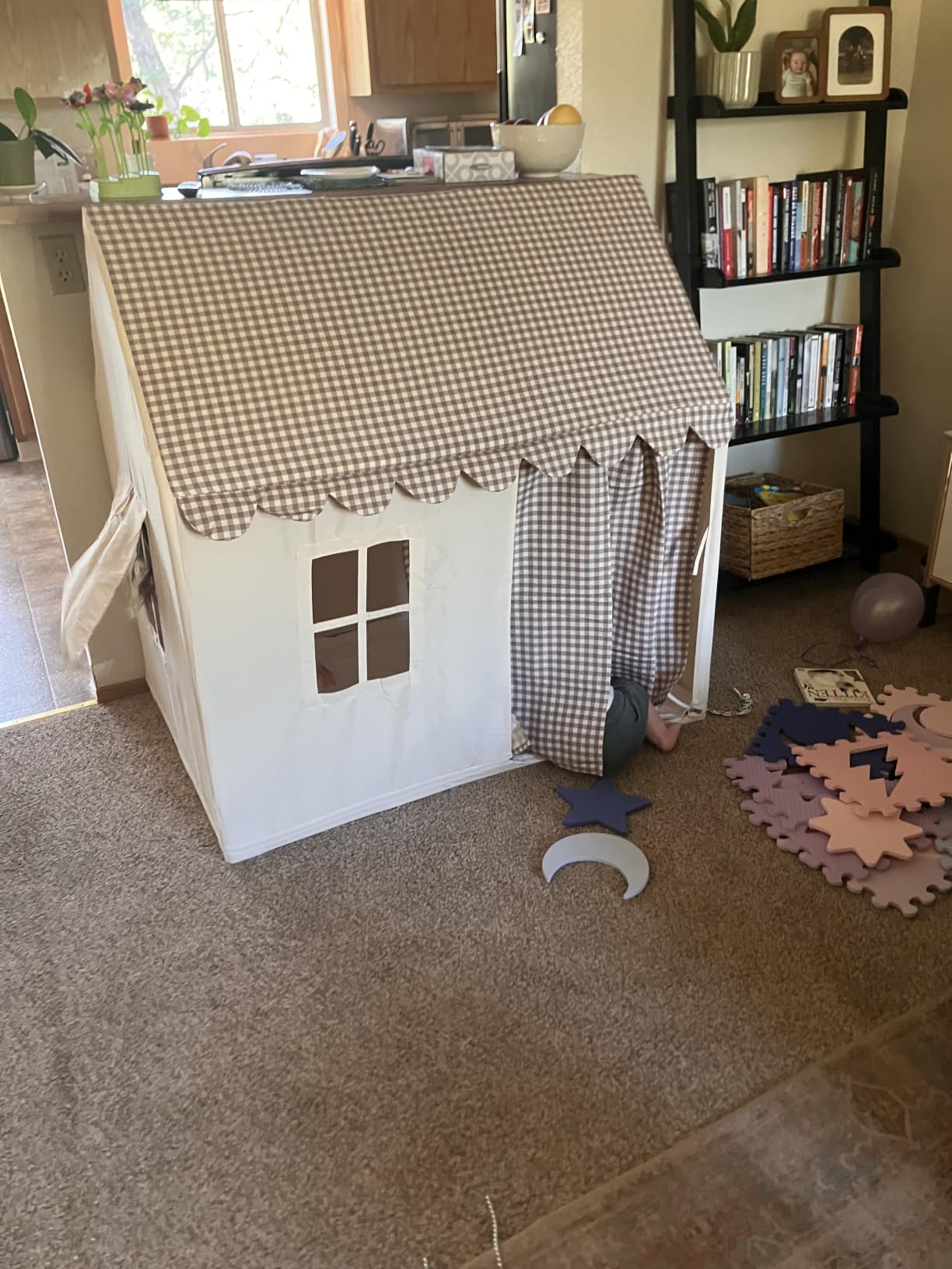 SweHouse Play Tent Indoor Clubhouse Boy Girl Playhouse, Green customer photo 1