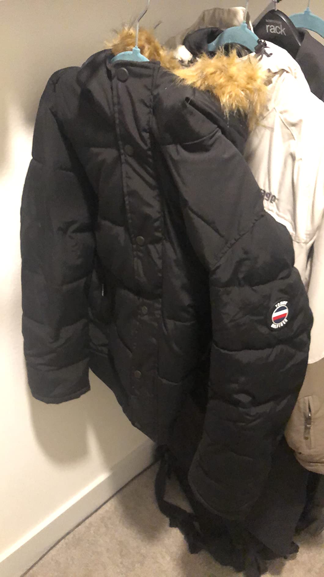 Tommy Hilfiger Men's Arctic Cloth Quilted Snorkel Bomber Jacket (Standard and Big & Tall) customer photo 2