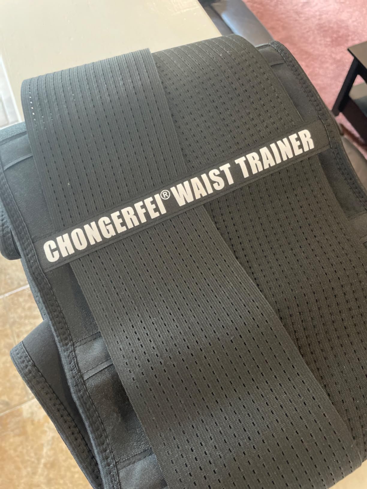 ChongErfei Waist Trainer Belt for Women & Man - Waist Trimmer Ab Belt customer photo 2
