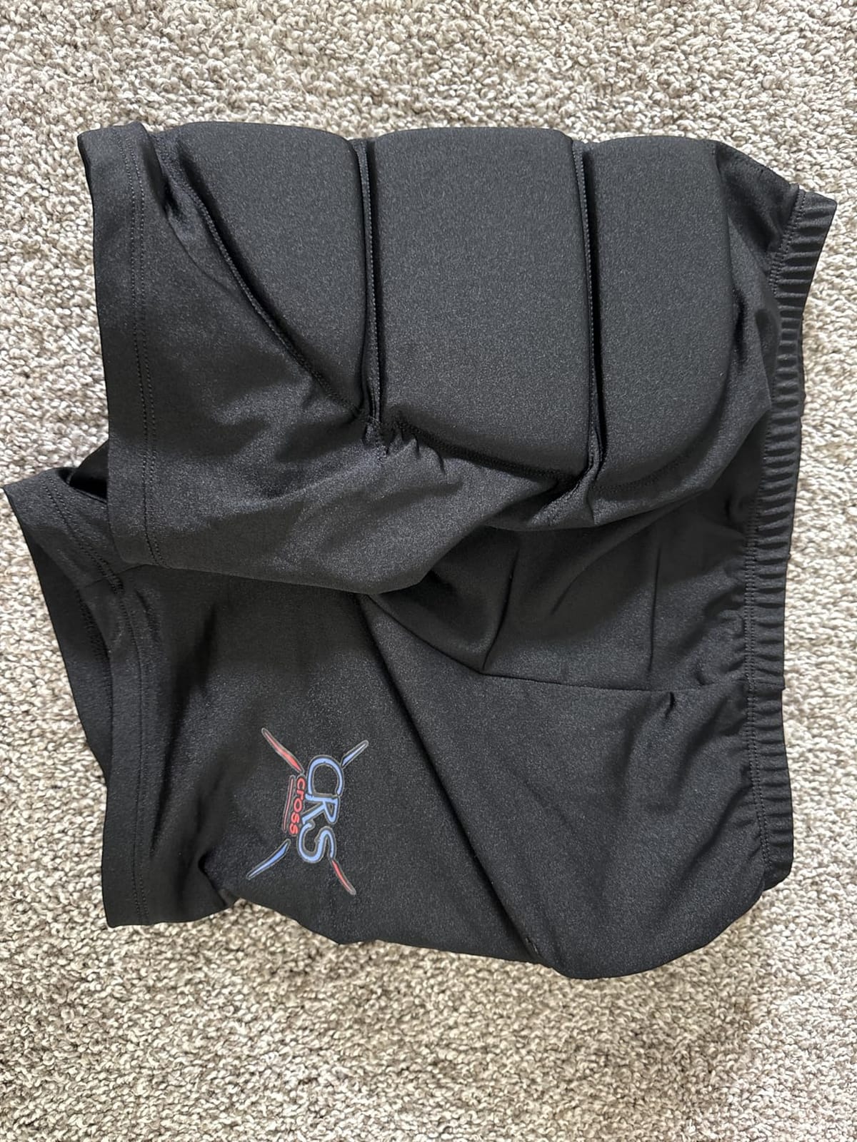 CRS Cross Padded Figure Skating Shorts - Crash Pad Pants for Hip / Tailbone, 3/4