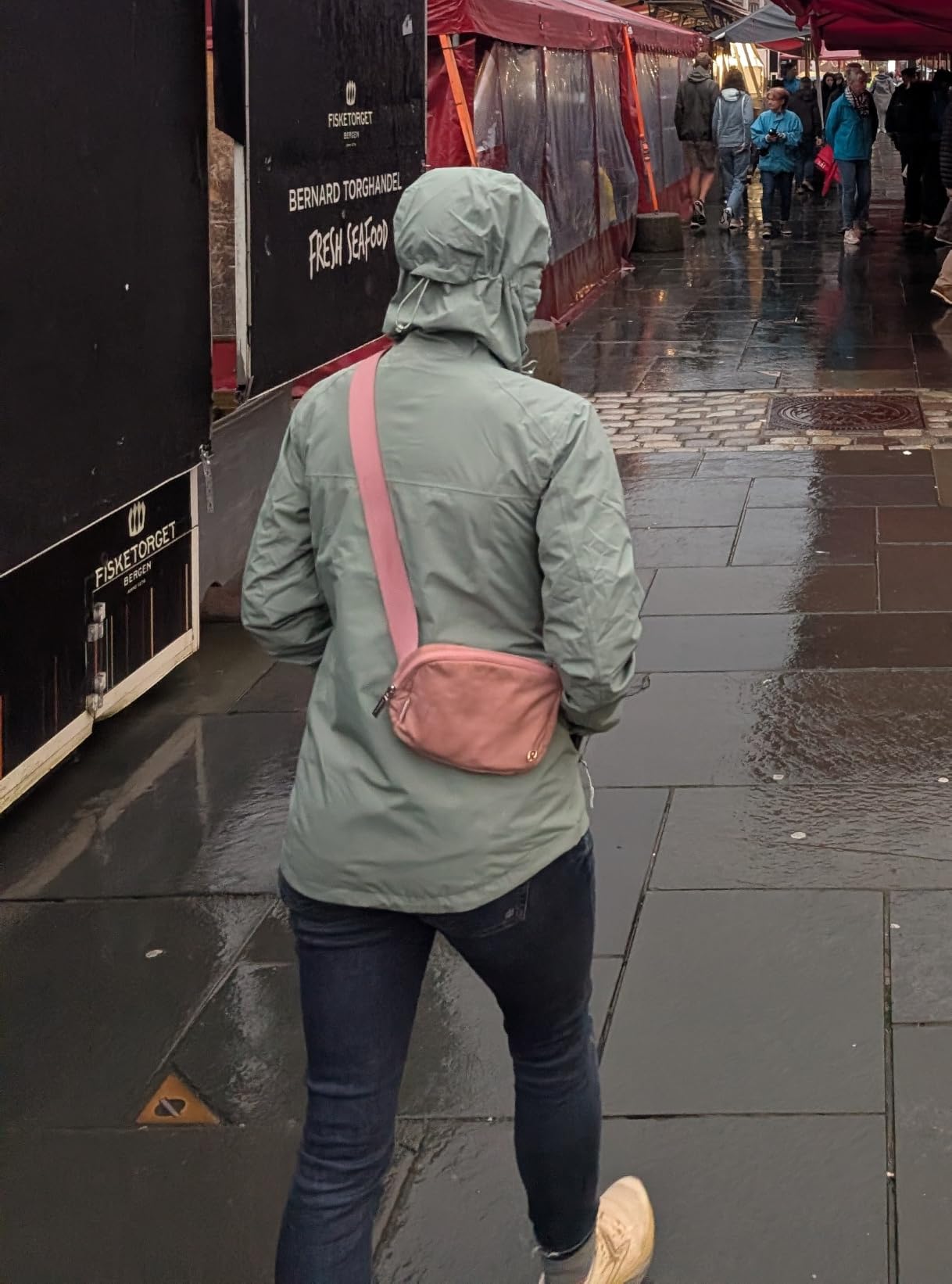 Outdoor Ventures Packable Rain Jacket Women Waterproof Raincoat with Hood customer photo 2