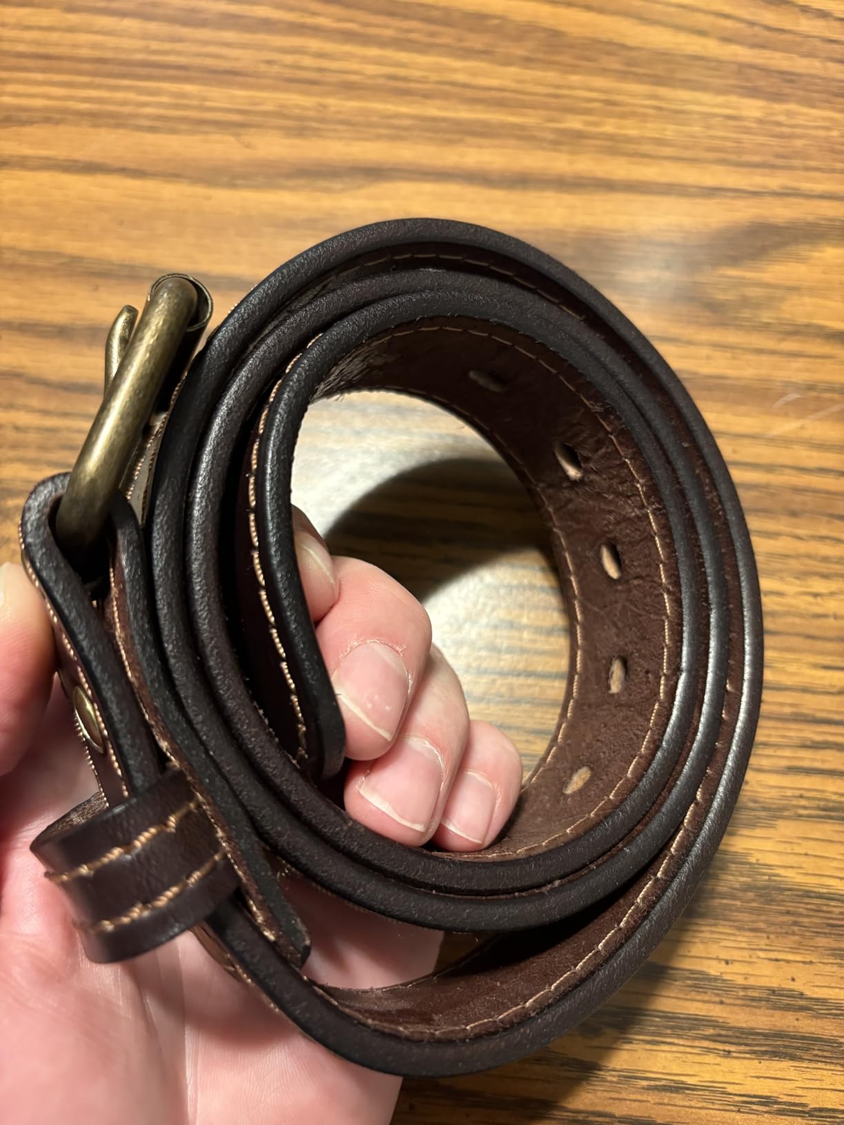 Concealed Carry CCW Gun Belt,100% Full Grain Leather customer photo 1