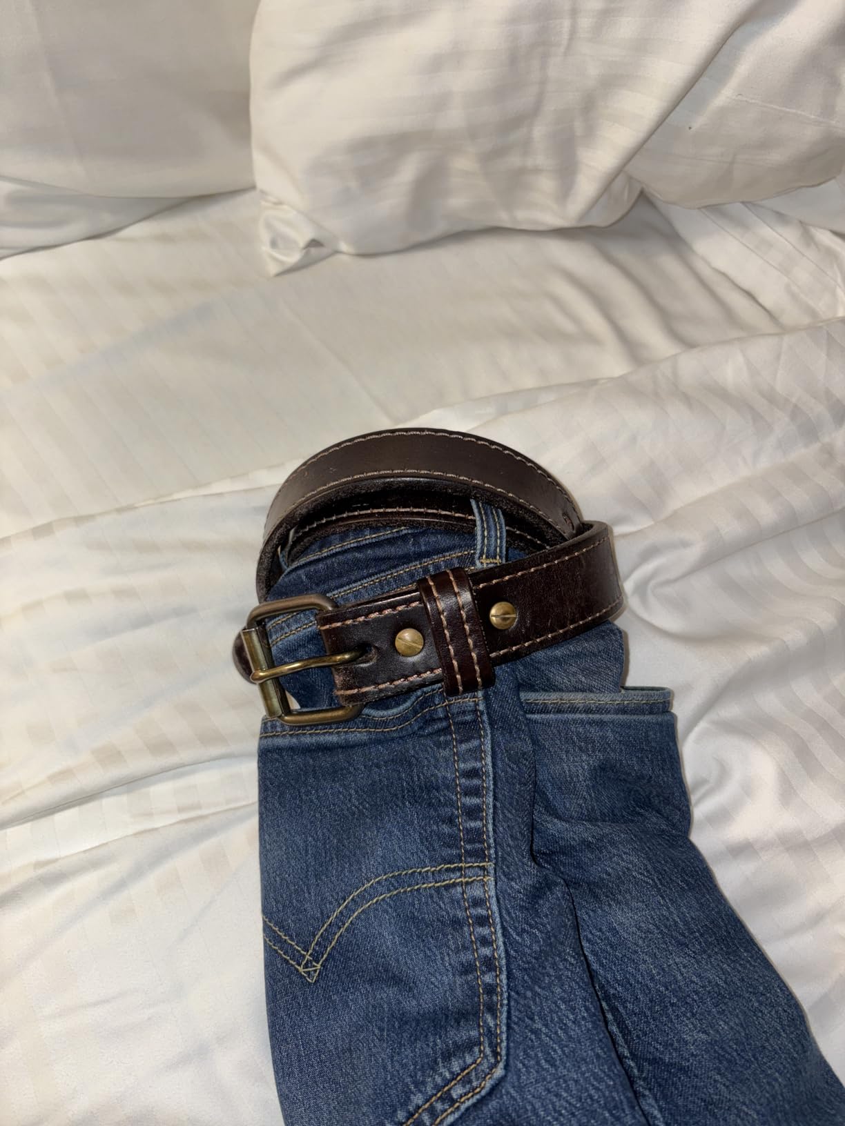 Concealed Carry CCW Gun Belt,100% Full Grain Leather customer photo 2