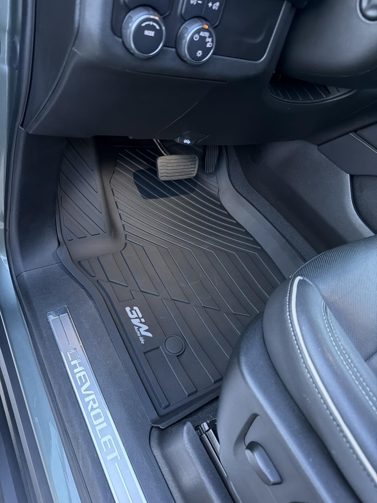 3W Floor Mats Fit for 2019-2026 Chevy Silverado/GMC Sierra 1500 customer photo 2