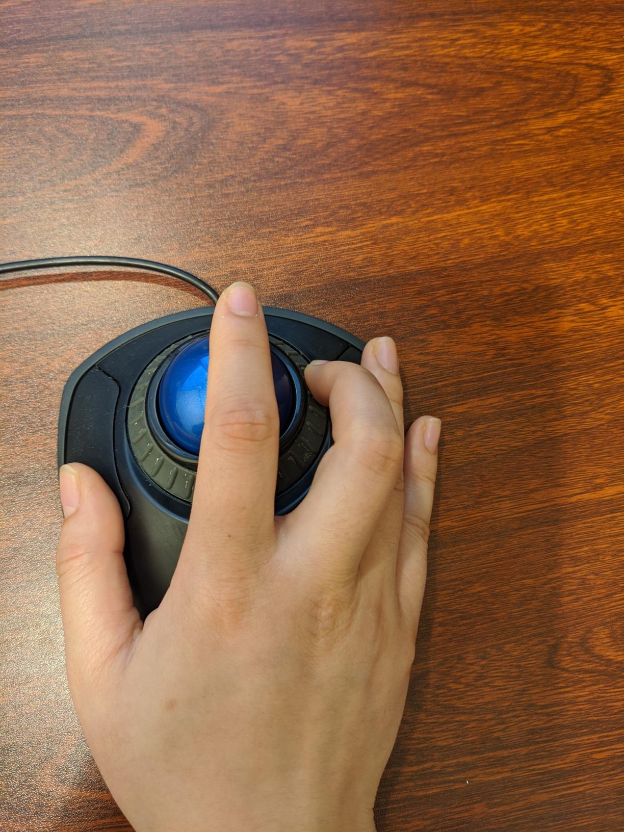 Kensington Orbit Trackball Mouse with Scroll Ring (K75327WW), Black-Grey customer photo 1