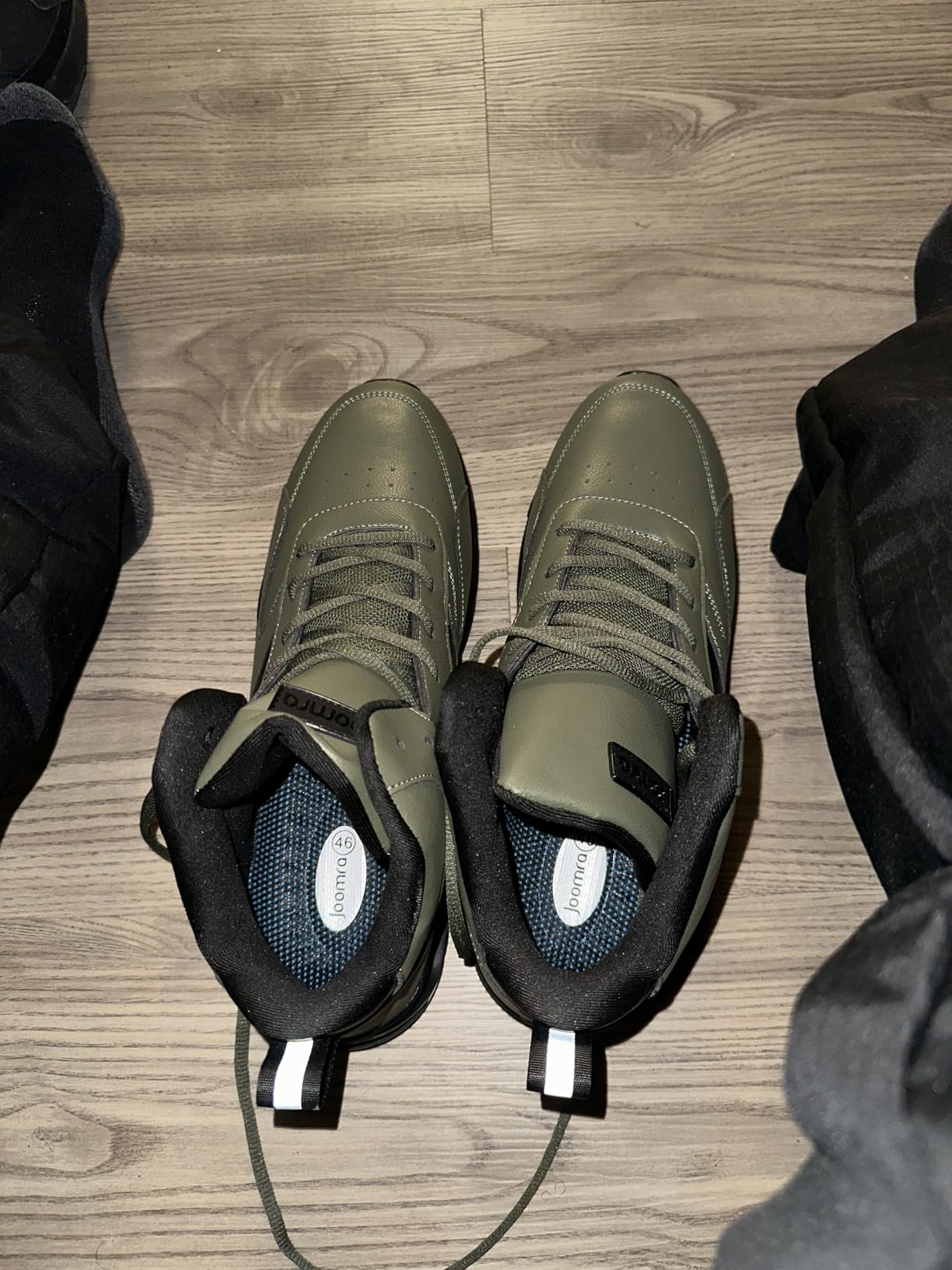 Joomra Men's Stylish Sneakers High Top Athletic-Inspired Shoes customer photo 2