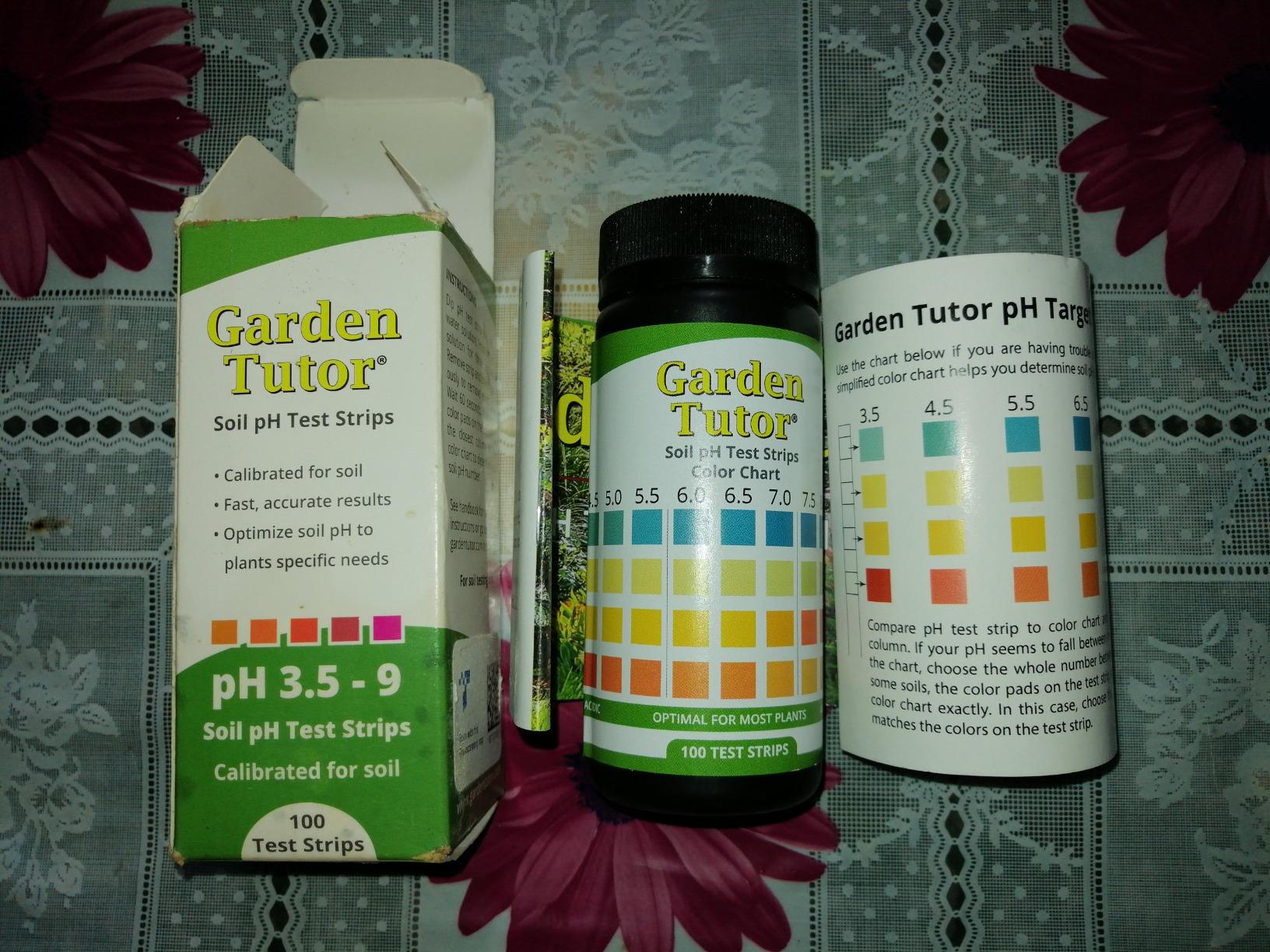 Garden Tutor Soil pH Test Kit – 100 Strips with AI-Powered Web Reader – Accurate Testing for Lawn, Garden & Compost – pH 3.5–9 customer photo 1