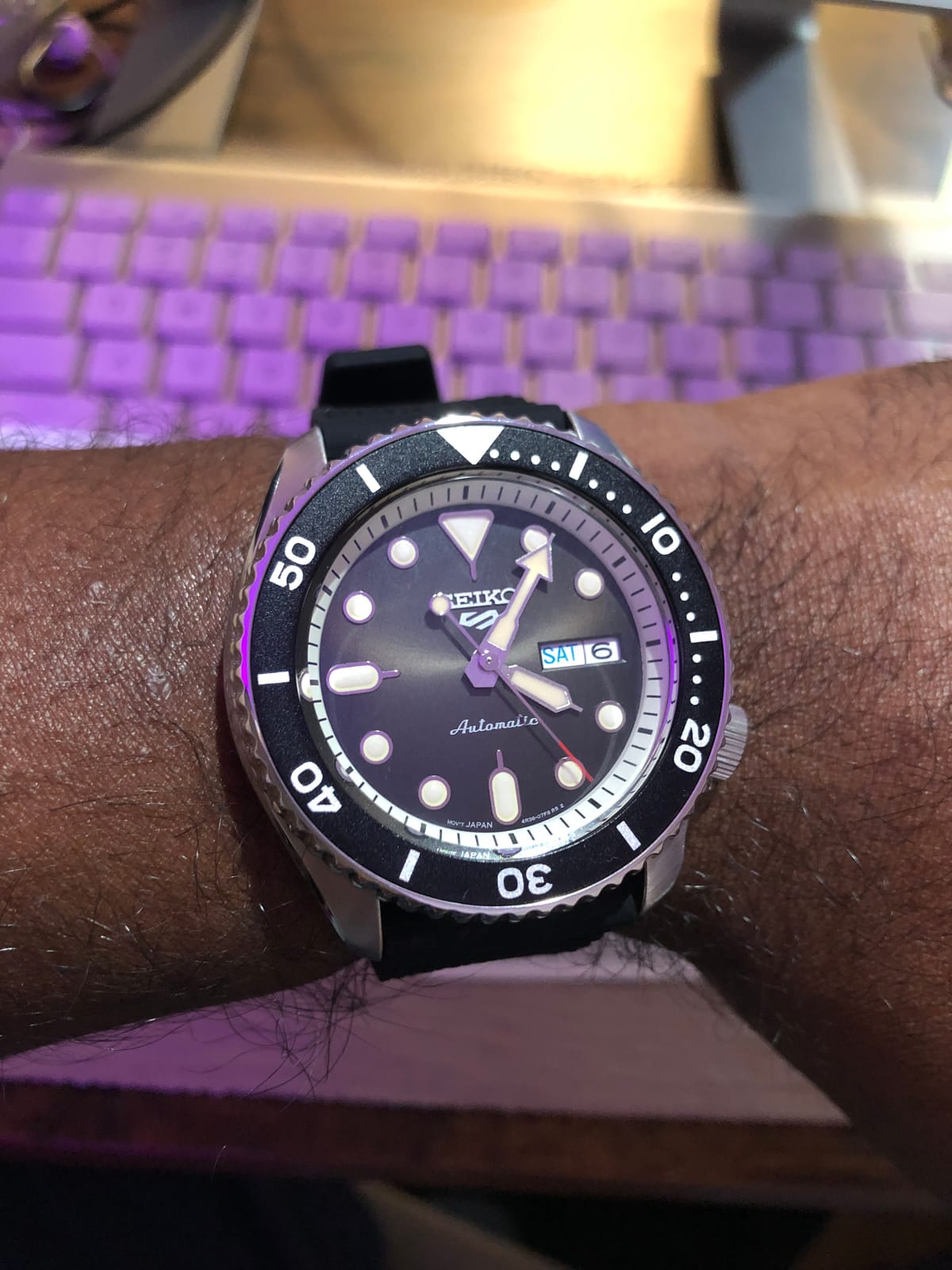 SEIKO Watch for Men - 5 Sports - Automatic customer photo 2