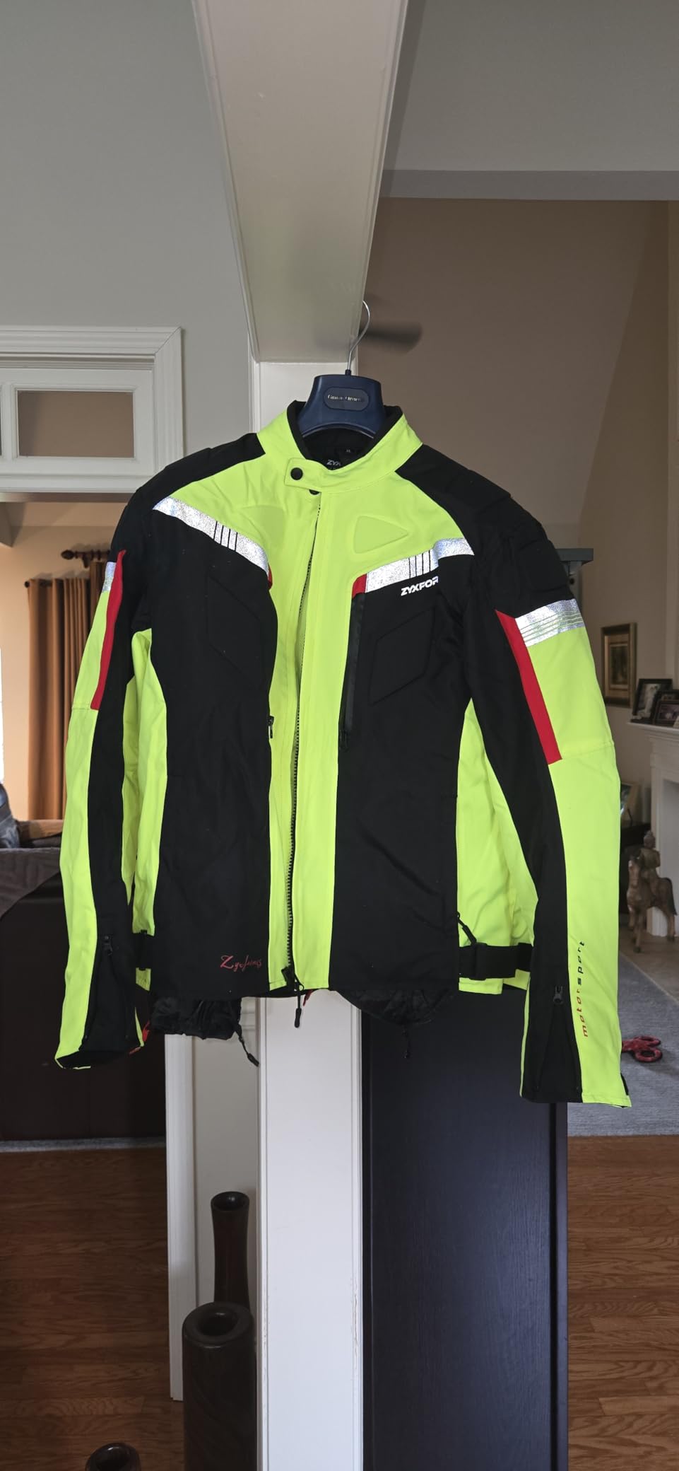 Motorcycle Jacket for Men with Removable CE Armor All Season customer photo 2