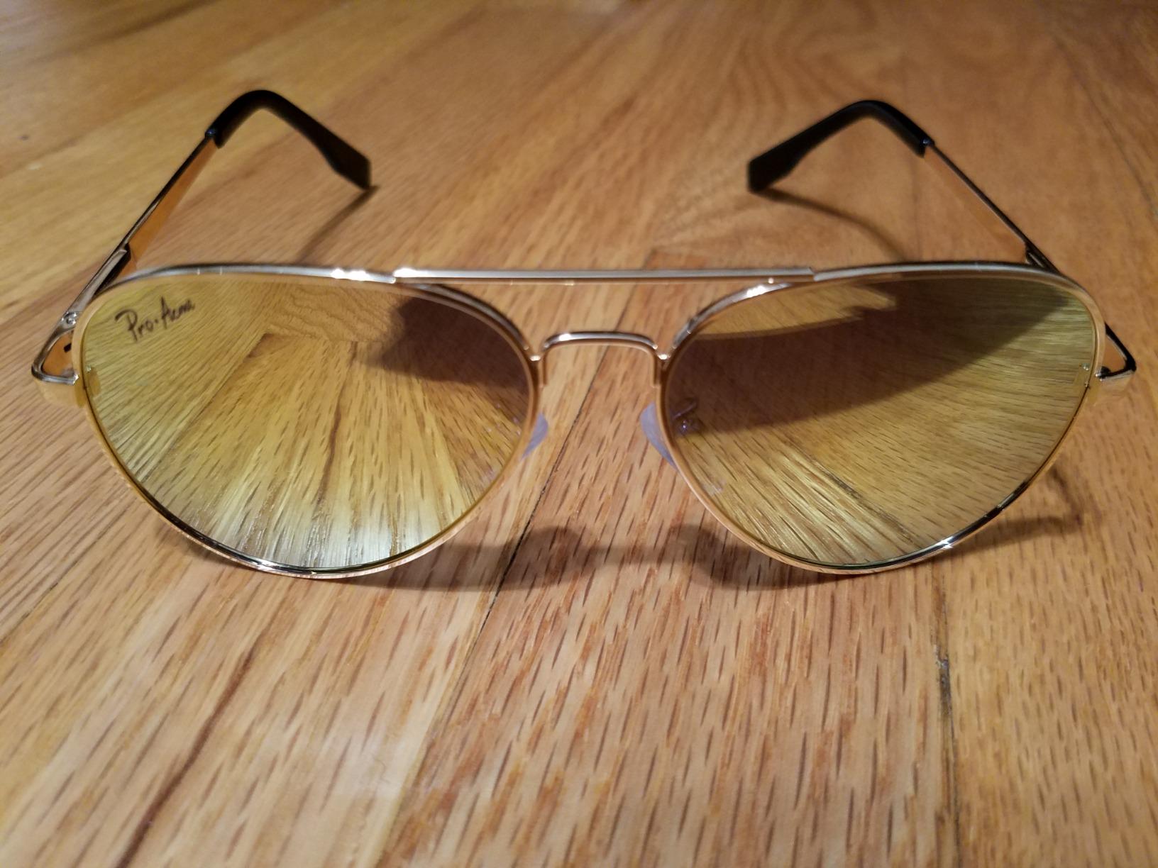 Pro Acme Polarized Aviator Kids Sunglasses for Girls Boys Age 3-18, Petite Aviator Frame for Small Face Juniors, 52MM customer photo 2