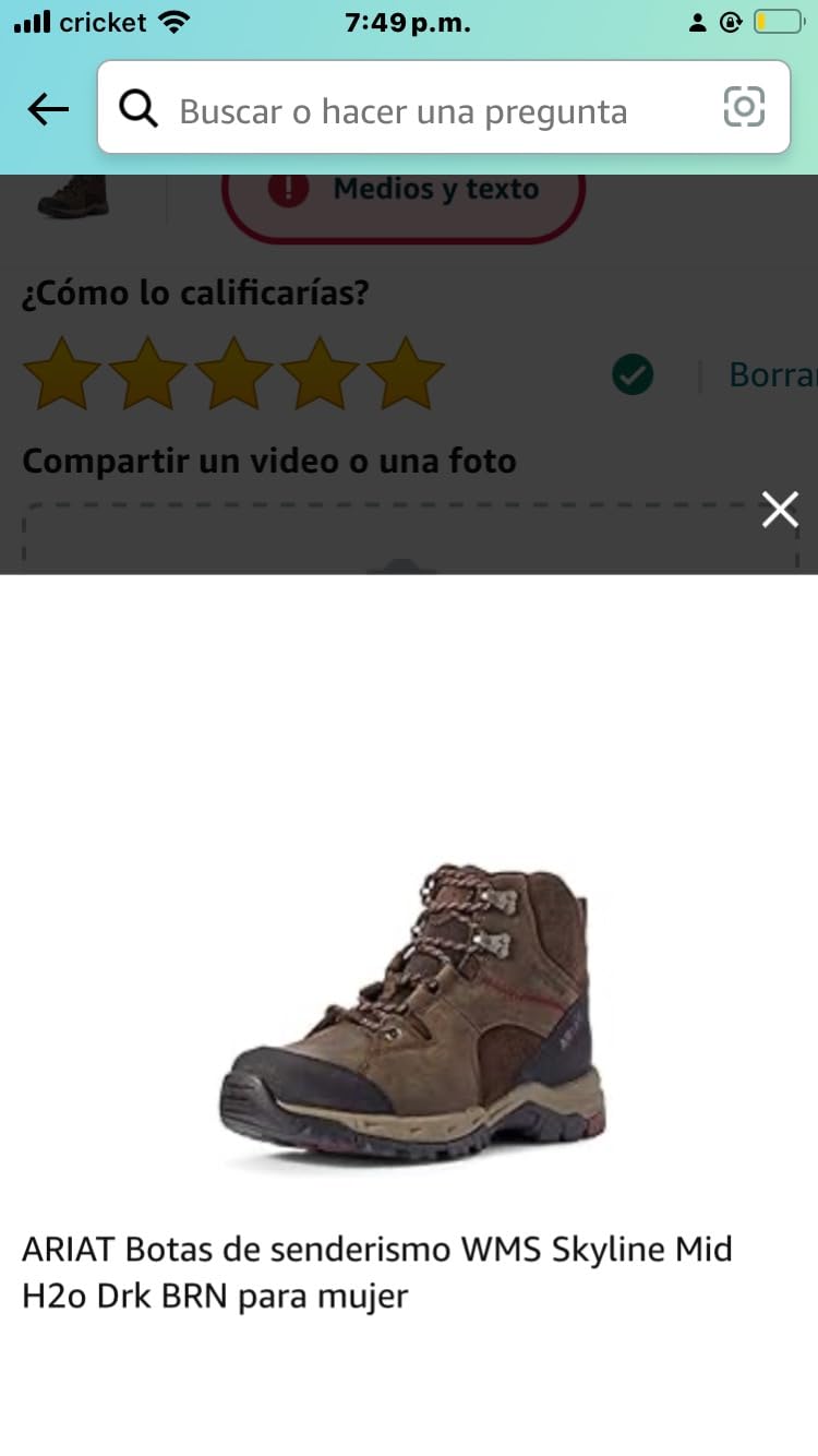 ARIAT Women's Skyline Mid Waterproof customer photo 1