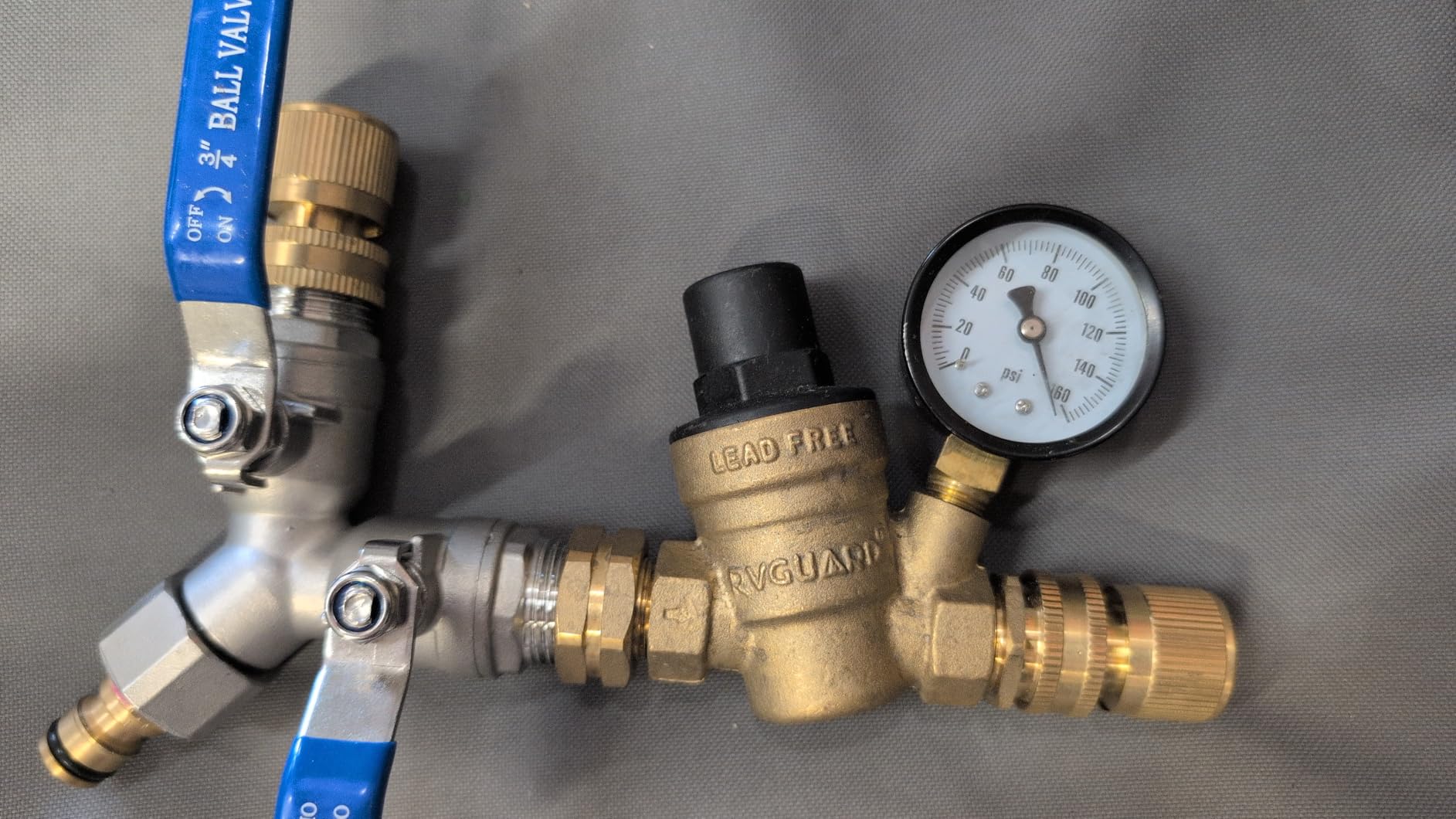 RVGUARD RV Water Pressure Regulator Valve, CSA Approved, Lead-Free Brass customer photo 2