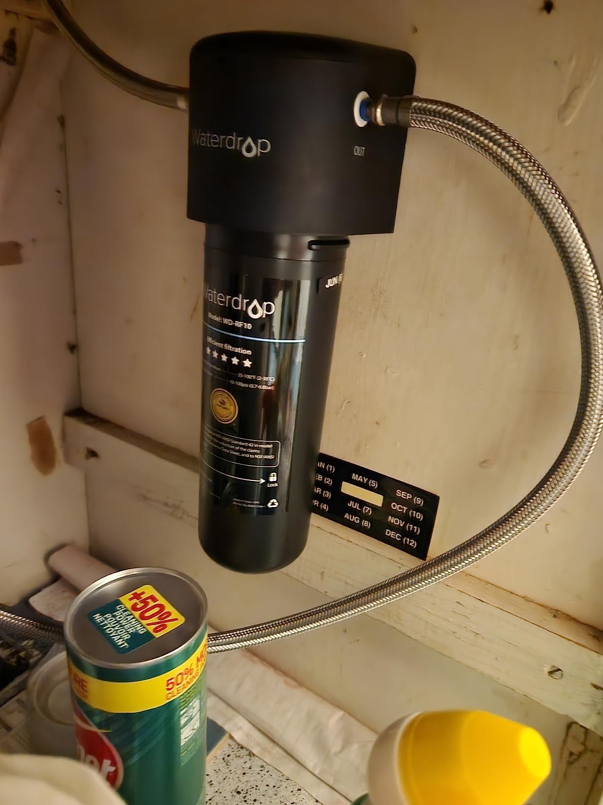 Waterdrop 10UA Under Sink Water Filter System, NSF/ANSI 42 Certified 1 Year customer photo 2