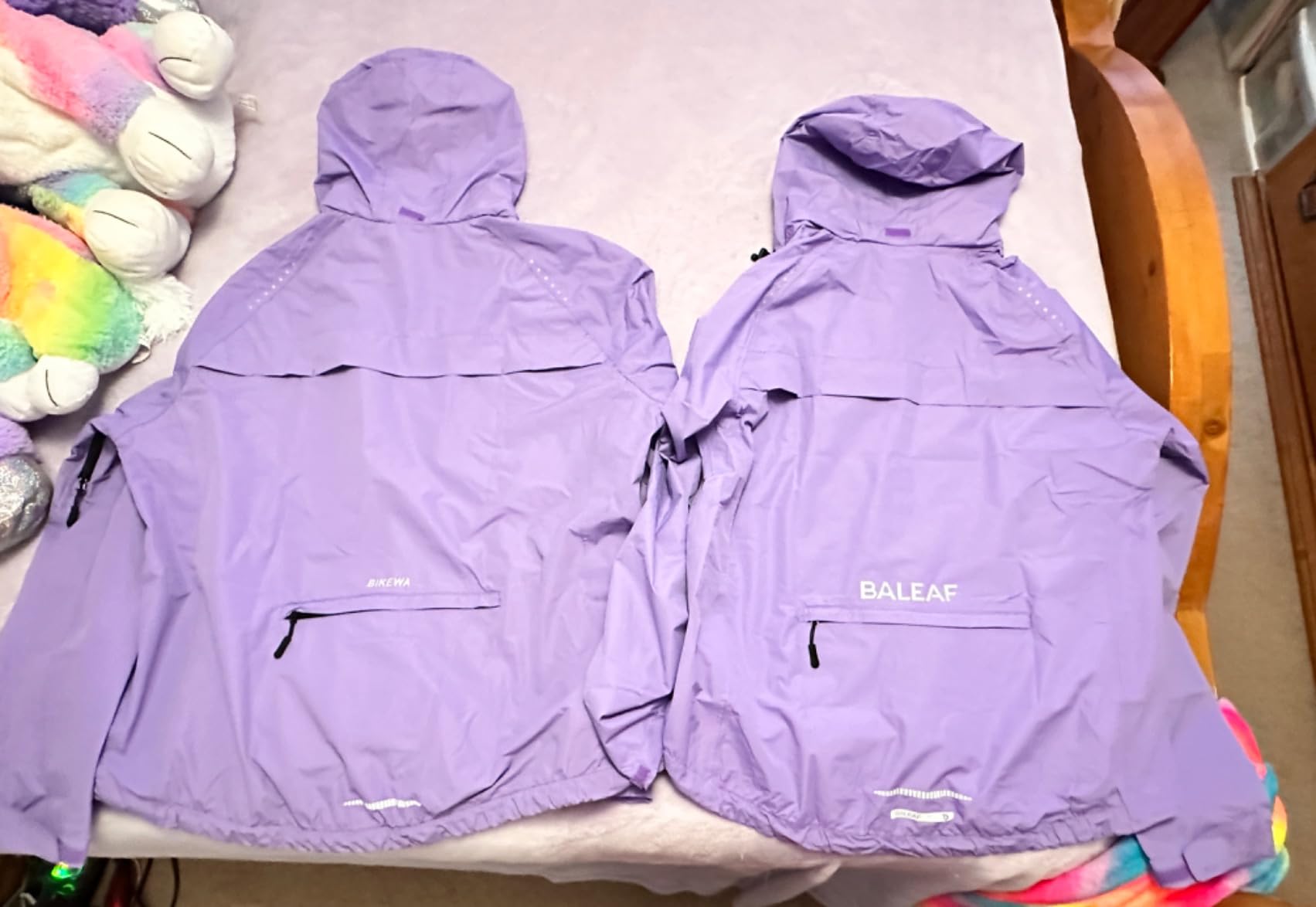 baleaf Packable Rain Jacket Women Waterproof Lightweight Jackets Hooded customer photo 1