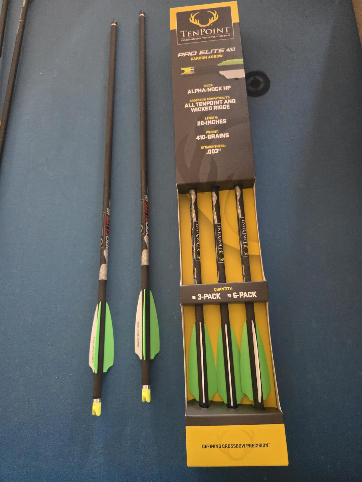 TenPoint Pro Elite 400 Carbon Crossbow Arrows - 20