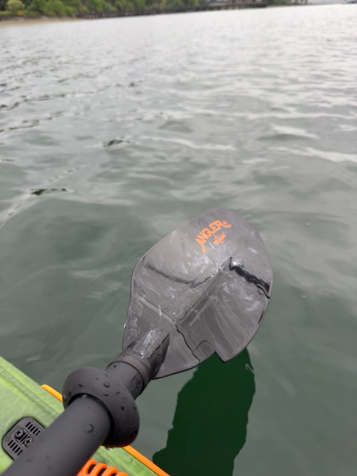 Pelican - Poseidon Angler Paddle - Aluminum Shaft with Reinforced Fiberglass Blades - Lightweight, Adjustable Kayaks Paddles - Perfect for Kayak Fishing customer photo 1