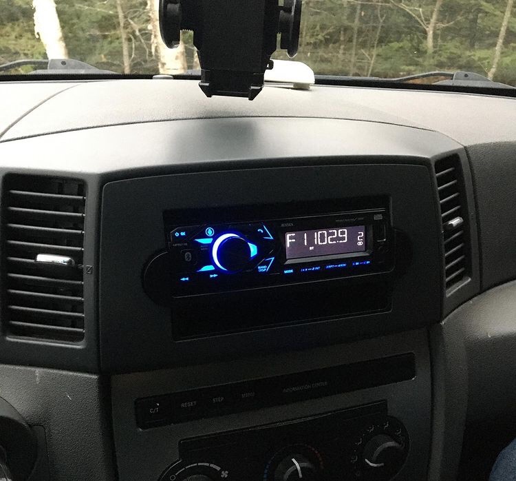 Jensen MPR210 Single DIN Bluetooth Car Stereo, Hands-Free, AM/FM, USB | Bluetooth hands-free calling and streaming, push-to-talk assistant, USB playback and charging customer photo 1