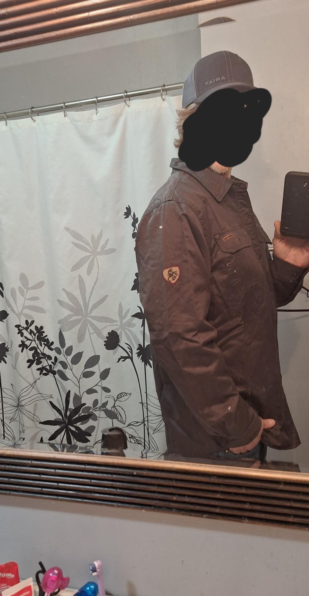 Legendary Whitetails Men's Flannel Lined Shirt Jacket Waxed Cotton Water Resistant customer photo 1