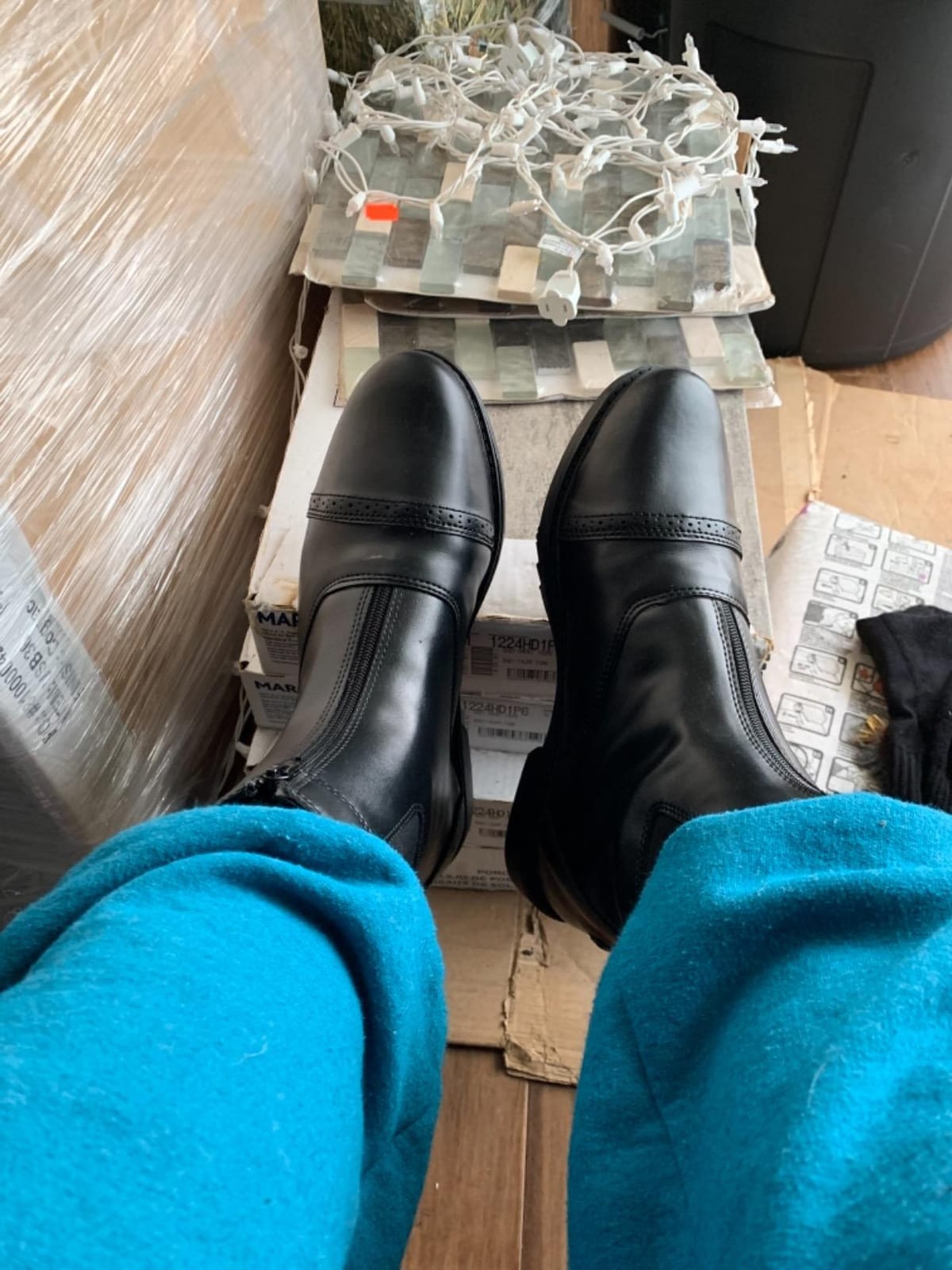 Men's Starter Front Zip Paddock Boots | Durable, Easy to Clean Water-Resistant Horse Riding Boots for Men customer photo 2