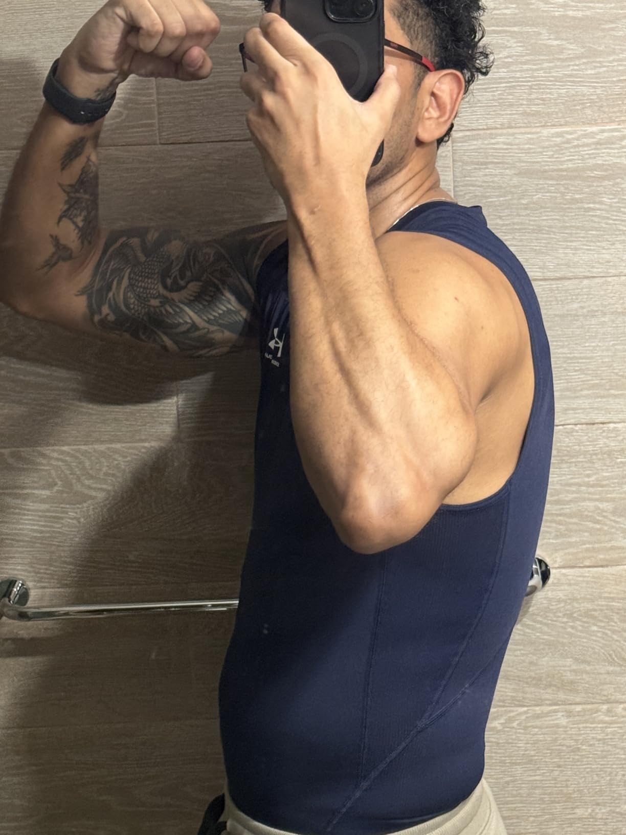 Under Armour Men's HeatGear Armour Sleeveless Compression T-shirt customer photo 2