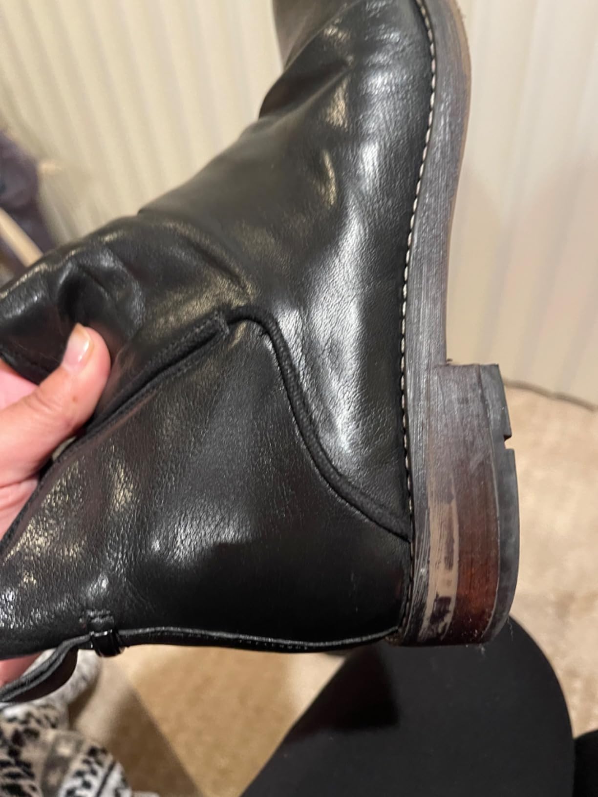 Franco Sarto Womens Marcus Flat Ankle Bootie customer photo 2