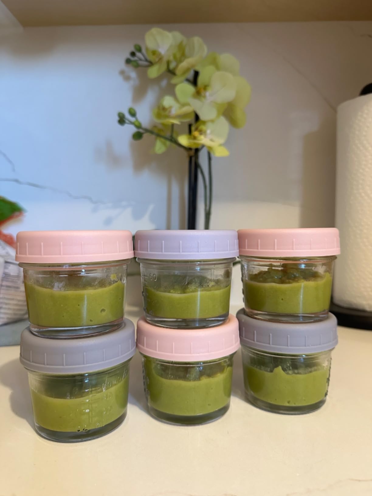 BEABA Babycook Solo 4 in 1 Baby Food Maker, Puree Steamer and Blender for Purees, Grinder with Auto Steam Cooking, Lrg Capacity 1,100 mL/ 37 oz, 27 Servings in 20 Mins, (Charcoal) customer photo 2