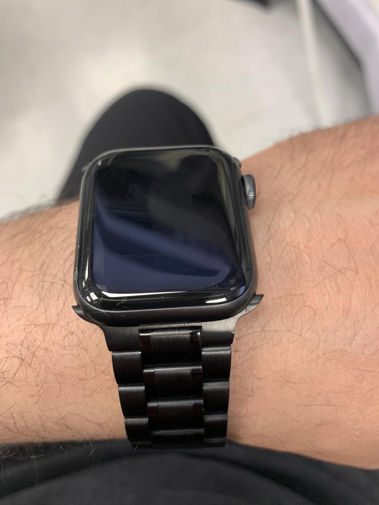 Bestig Metal Band Compatible with Apple Watch Bands for Men Women | Business Stainless Steel Strap for iWatch Ultra 3 2 1 Series 11 10 9 8 7 6 SE 5 4, 49mm 46mm 45mm 44mm 42mm(Series 3 2 1) customer photo 1