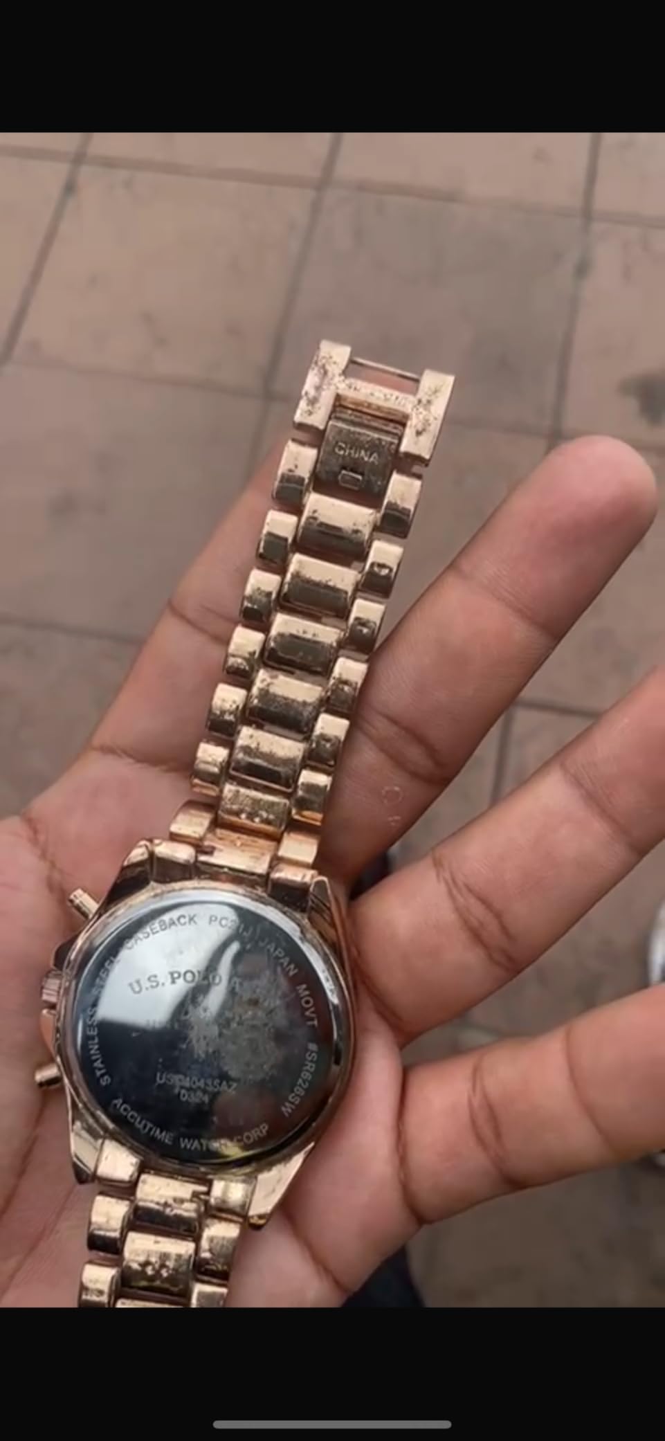 U.S. Polo Assn. Women's Rose Gold Chronograph-Style Watch - Polished Finish with Roman Numerals, Durable Metal Bracelet, and Quartz Movement for Stylish Everyday Wear customer photo 2