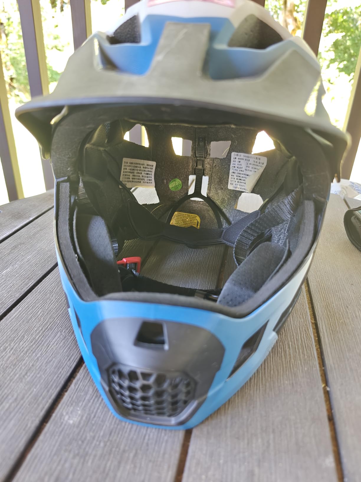 ROCKBROS Kids Full Face Bike Helmet Lightweight Detachable MTB Helmet customer photo 2
