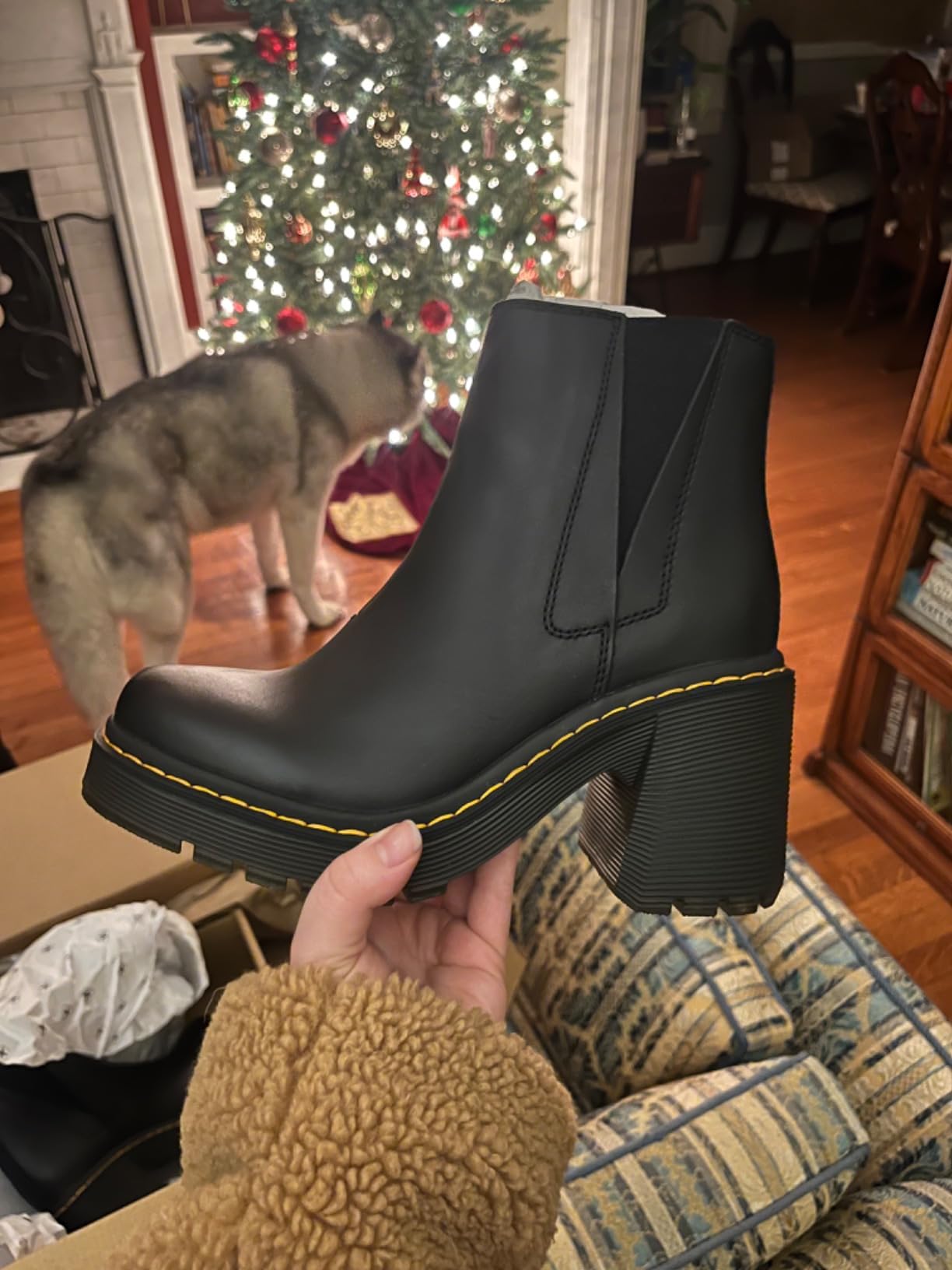 Dr. Martens Women's Spence Leather Heeled Chelsea Boot customer photo 1