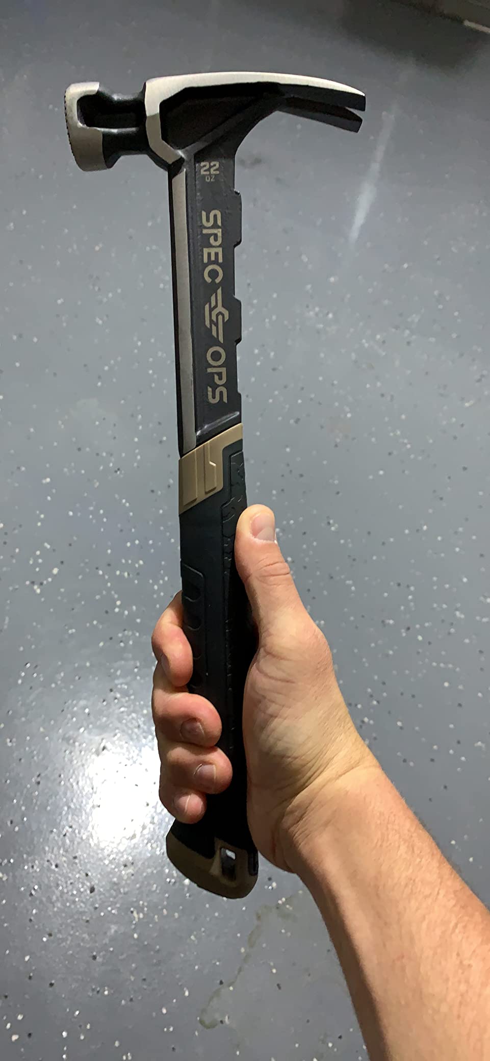 Spec Ops Tools Framing Hammer for Carpentry & Demolition, Magnetic Nail Holder, Rip Claw, Milled Face 22 Oz customer photo 1