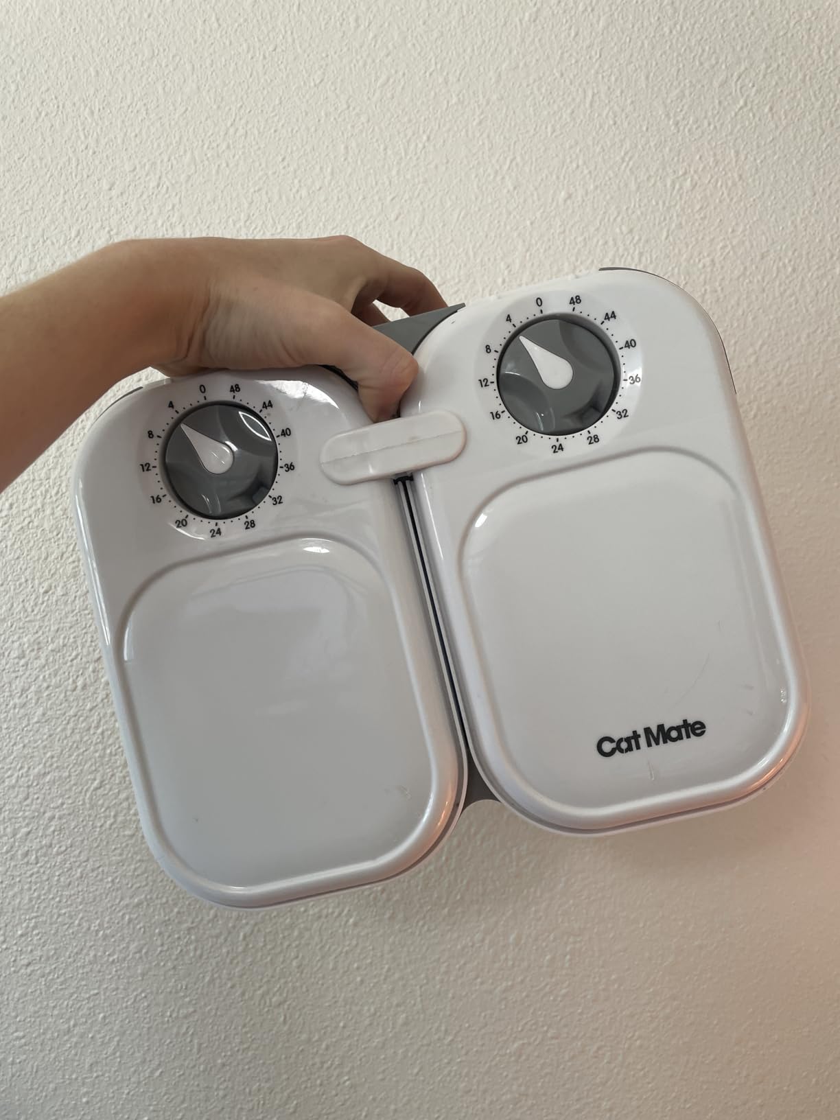 Cat Mate C200 Automatic 2 Meal Pet Feeder with Timer for Cats & Small Dogs customer photo 2