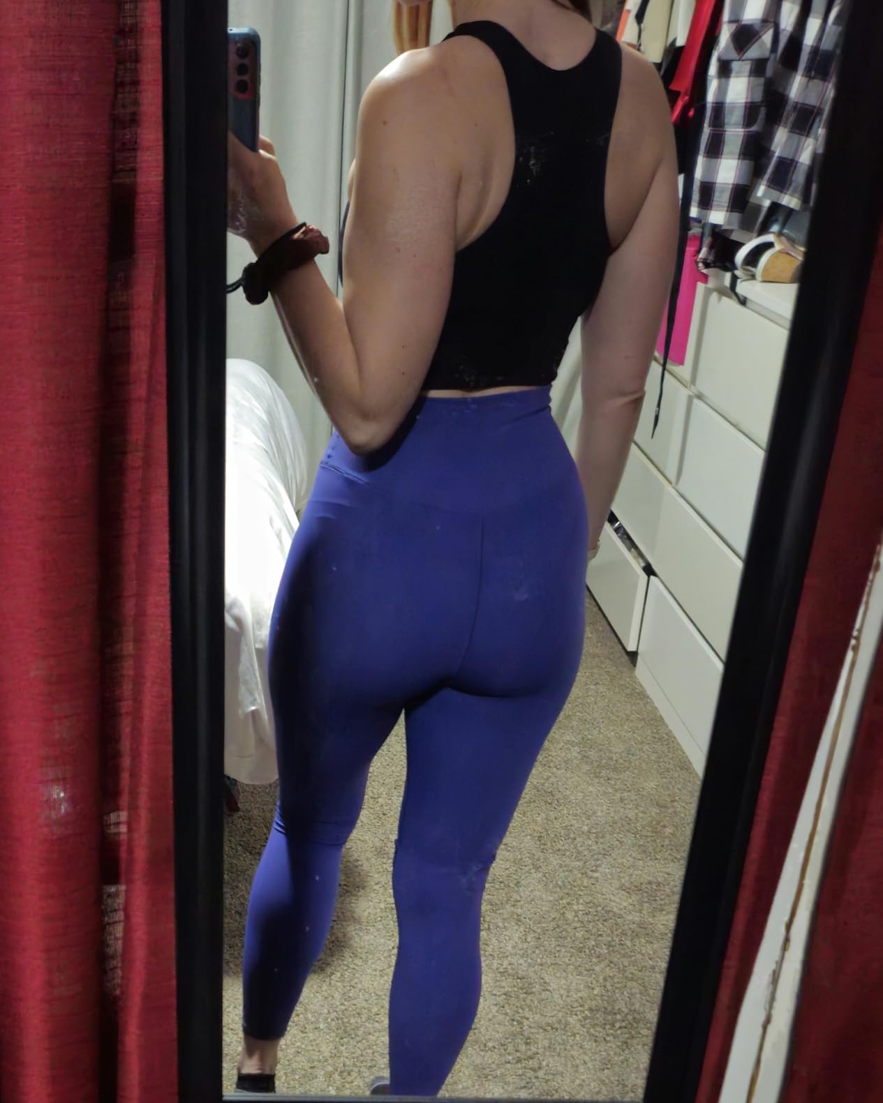 Sunzel Womens Workout Leggings with High Waist Tummy Control customer photo 2