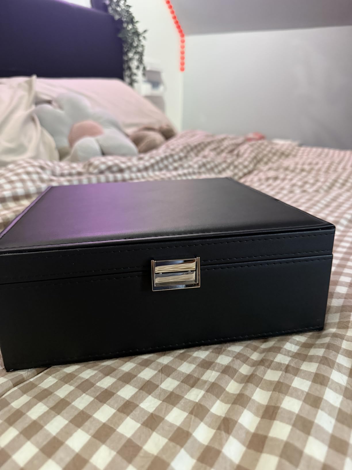 ProCase 2 Layers Jewelry Box for Women -Black customer photo 1