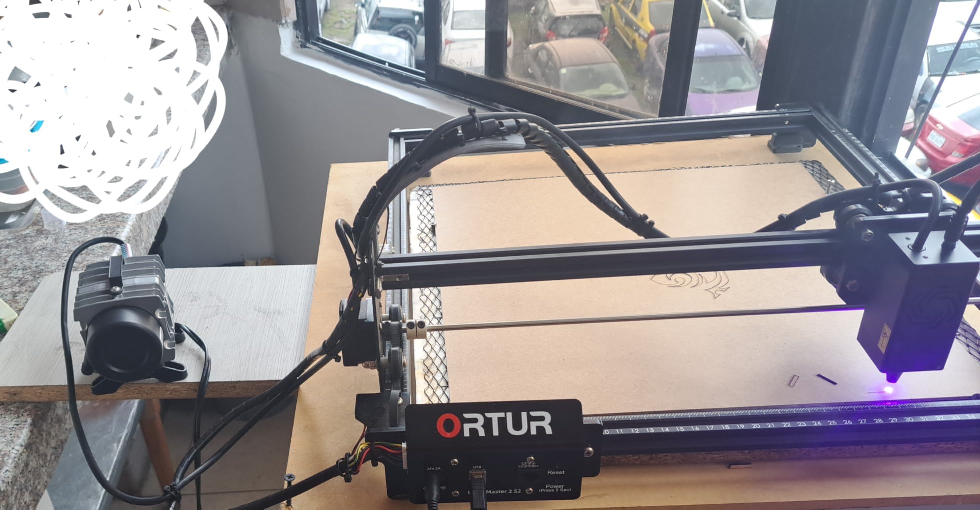 ORTUR Laser Master 2 S2 LU2-10A Laser Engraver Laser, 10000mW Engraving Cutting Machine, Class 4 High Accuracy Laser Cutter, DIY Laser Marking for Metal customer photo 1