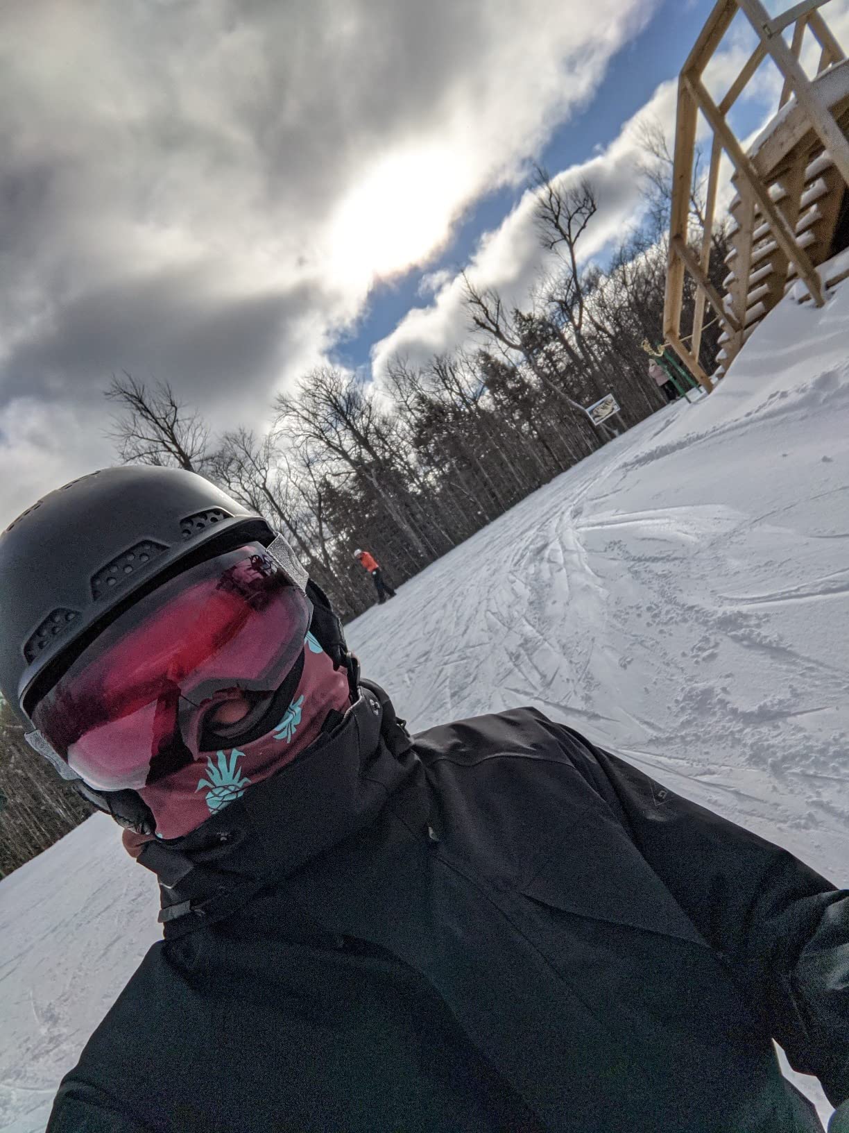 Odoland Magnetic Interchangeable Anti-Fog Ski Goggles with 2 Lens customer photo 1