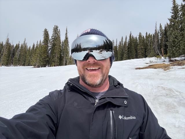 Odoland Magnetic Interchangeable Anti-Fog Ski Goggles with 2 Lens customer photo 2