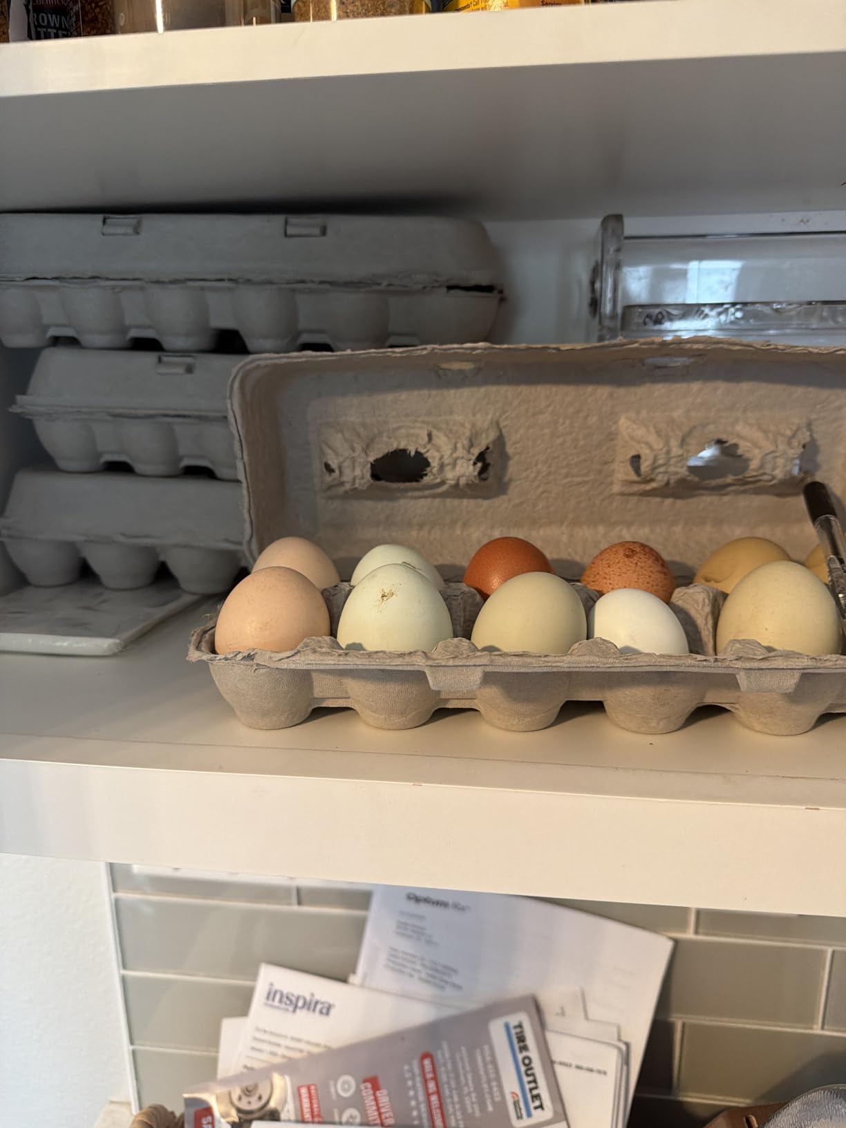 MT Products Blank Natural Pulp Egg Cartons Holds Up to Twelve Eggs - 1 Dozen - Strong Sturdy Egg Crate Cardboard Material Perfect For Storing Extra Eggs (25 Pieces) - Made in the USA customer photo 1