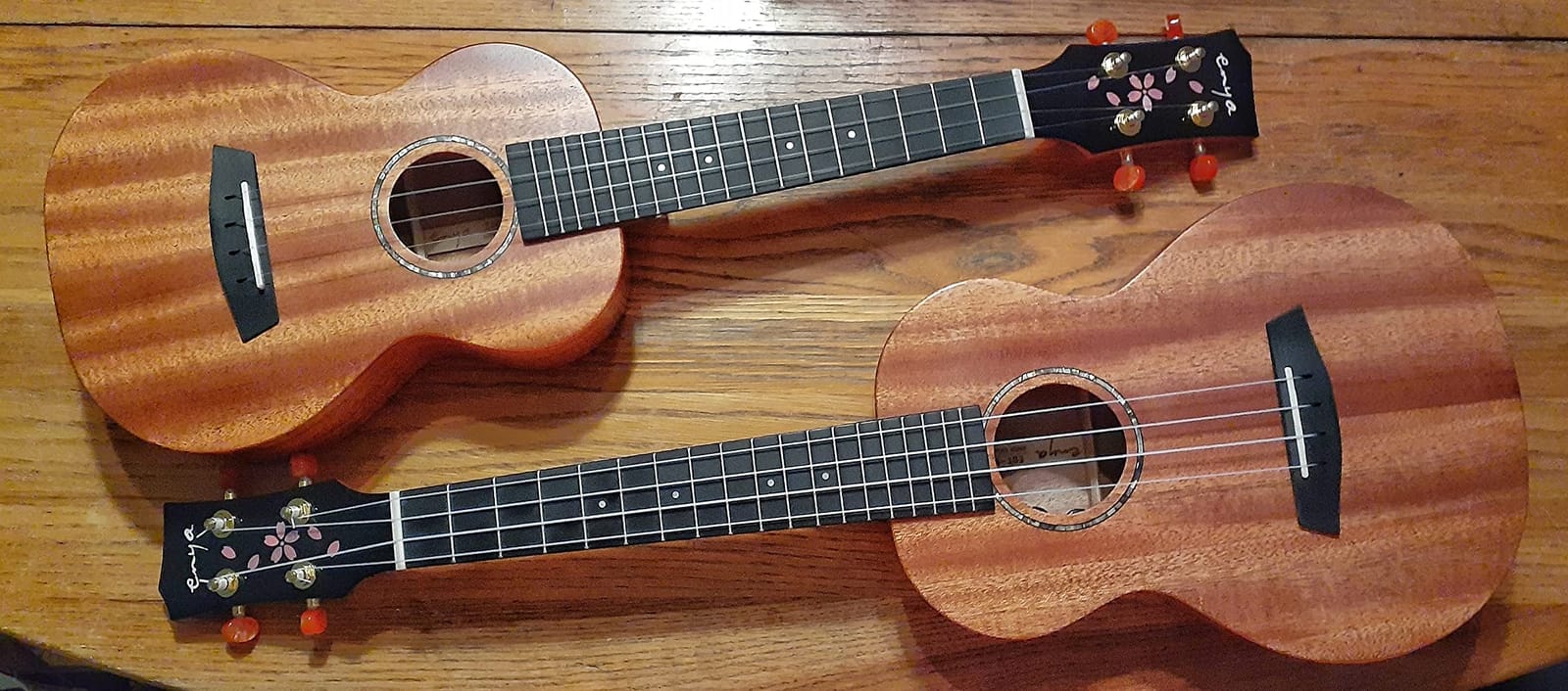 Enya EUC-MS 23 Inch Solid Mahogany Body Concert Ukulele, Natural customer photo 1