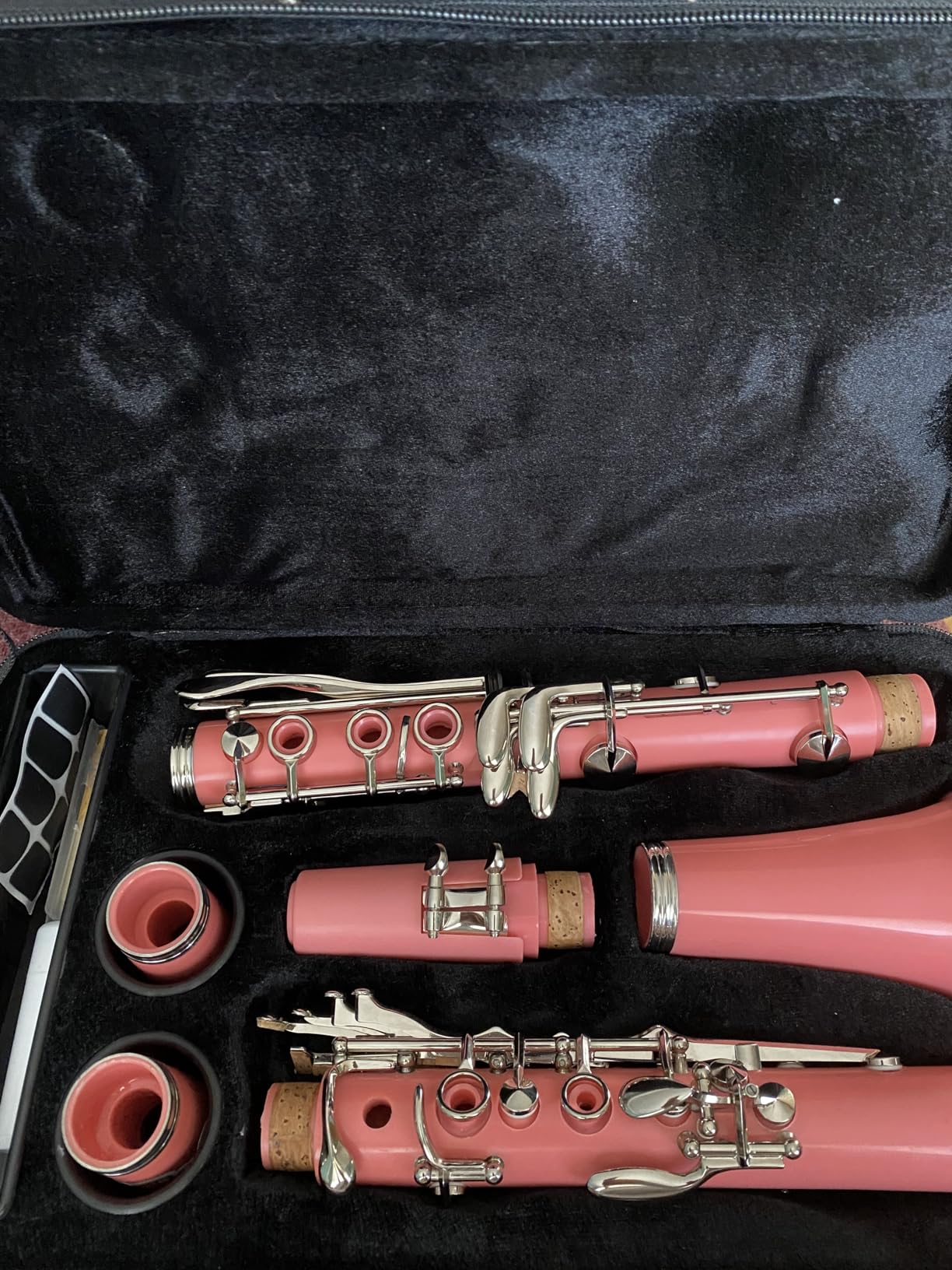 Bb Clarinet 17 Keys Flat B Clarinet for Beginners & Students Black customer photo 2
