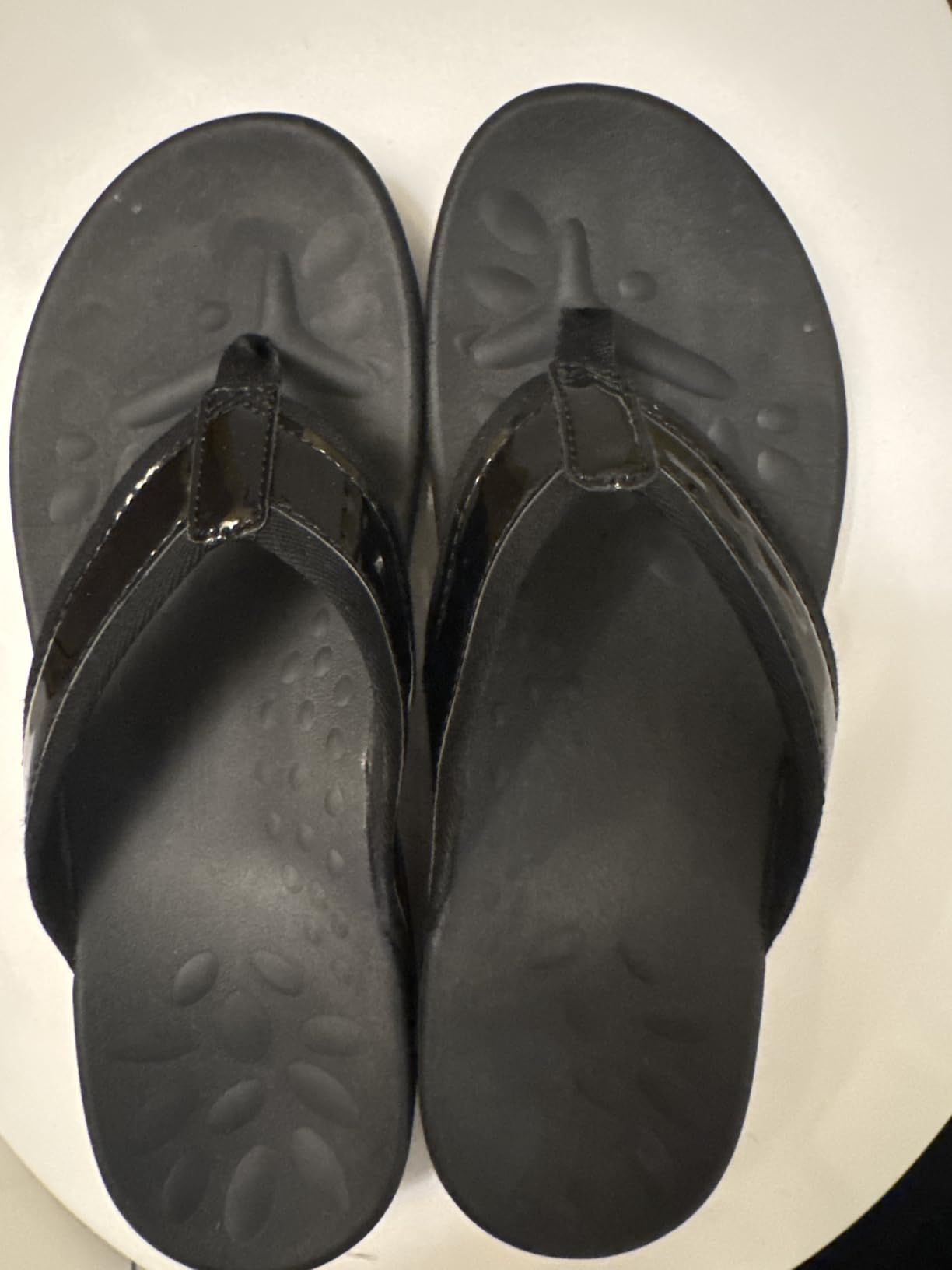 Orkii Womens Plantar Fasciitis Feet Sandals, Best Orthotic Flip Flops With Arch Support, Comfortable Walking Sandals customer photo 1