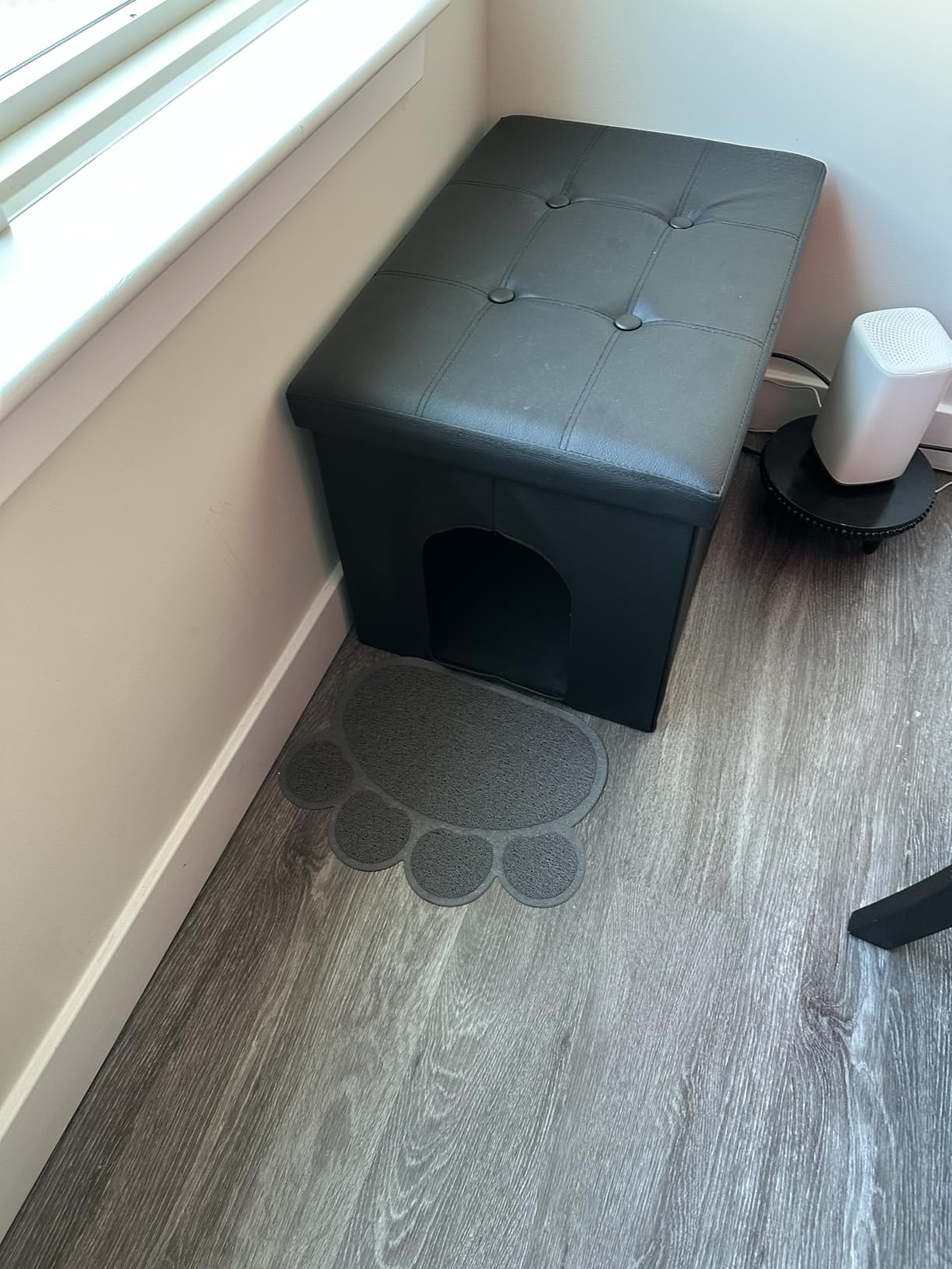MEEXPAWS Cat Litter Box Enclosure Furniture Odor Control, Extra Large customer photo 2