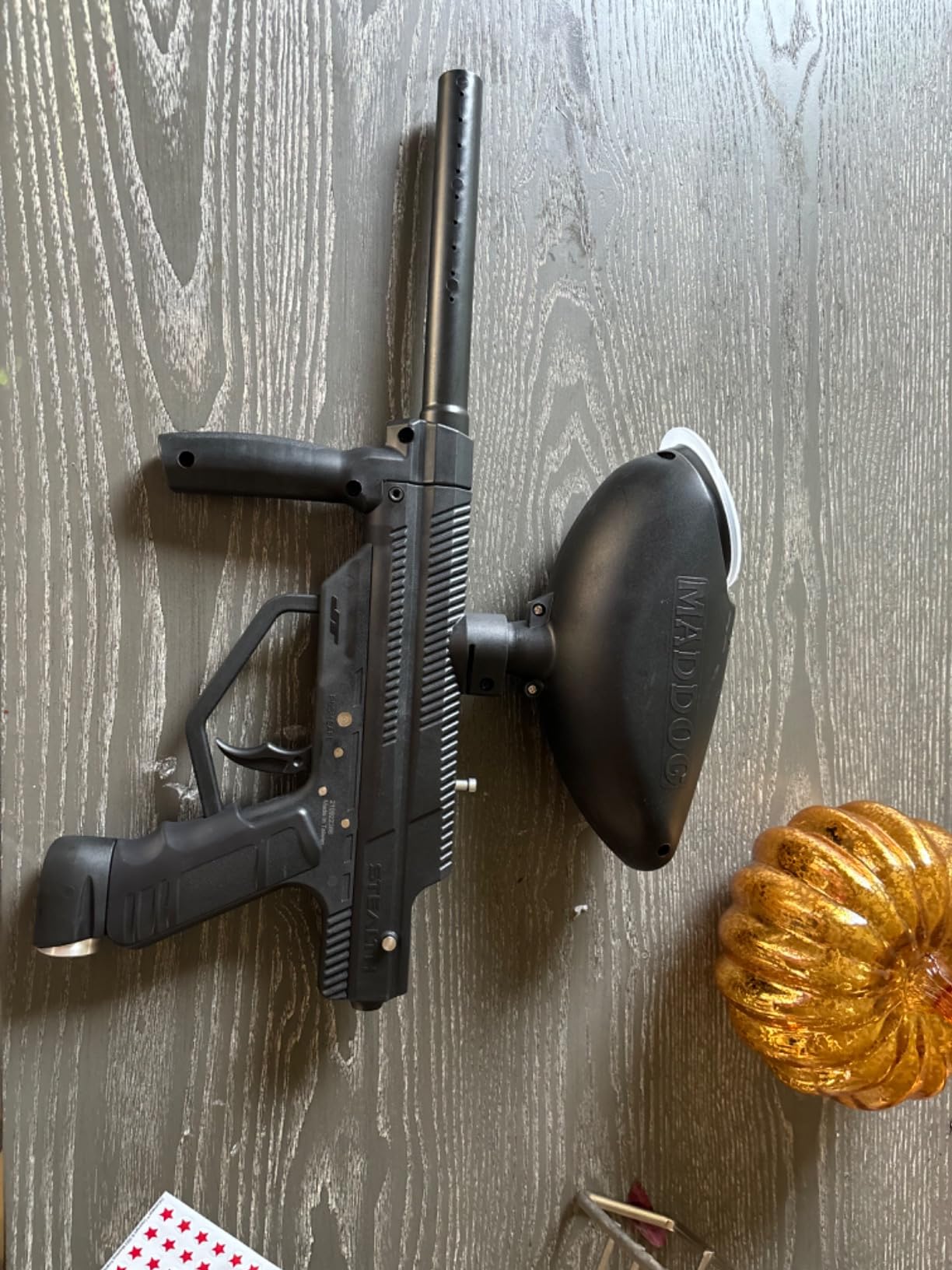 Maddog JT Stealth Paintball Gun Marker and Accessory Starter Packages [CO2] | Marker, 20oz CO2 Tank, Mask, Hopper, Pods, Harness & Protective Gear Options customer photo 1