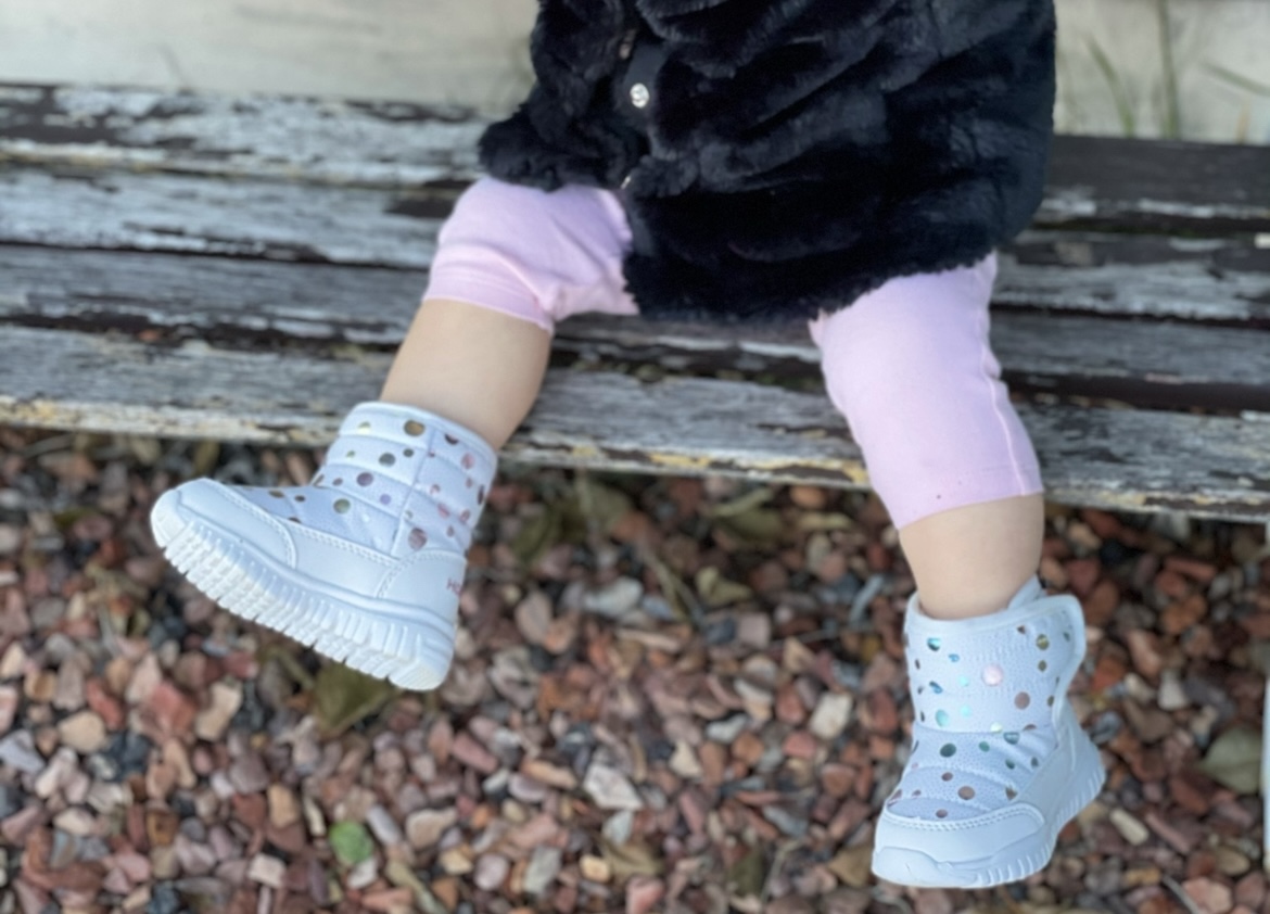 HOBIBEAR Boys Girls Toddler Snow Boots Waterproof Slip Resistant Outdoor Winter Shoes customer photo 2