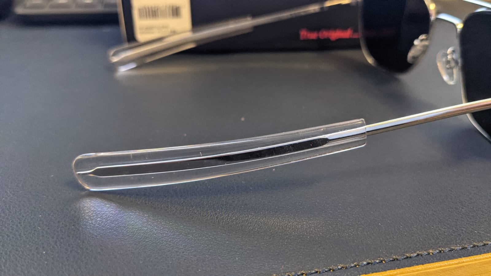 AO American Optical Silver Original Pilot Sunglasses | Nylon & Glass Lenses | Polarized & Non-Polarized customer photo 2