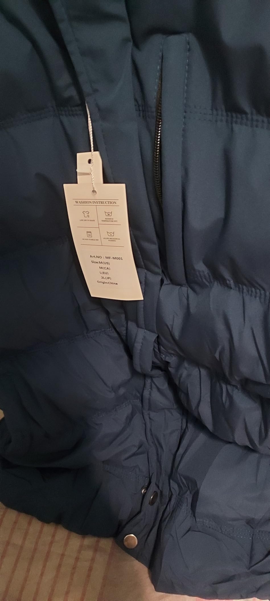 CREATMO US Men's Puffer Jacket Waterproof Winter Parka jacket Warm Thicken Ski Coat customer photo 1