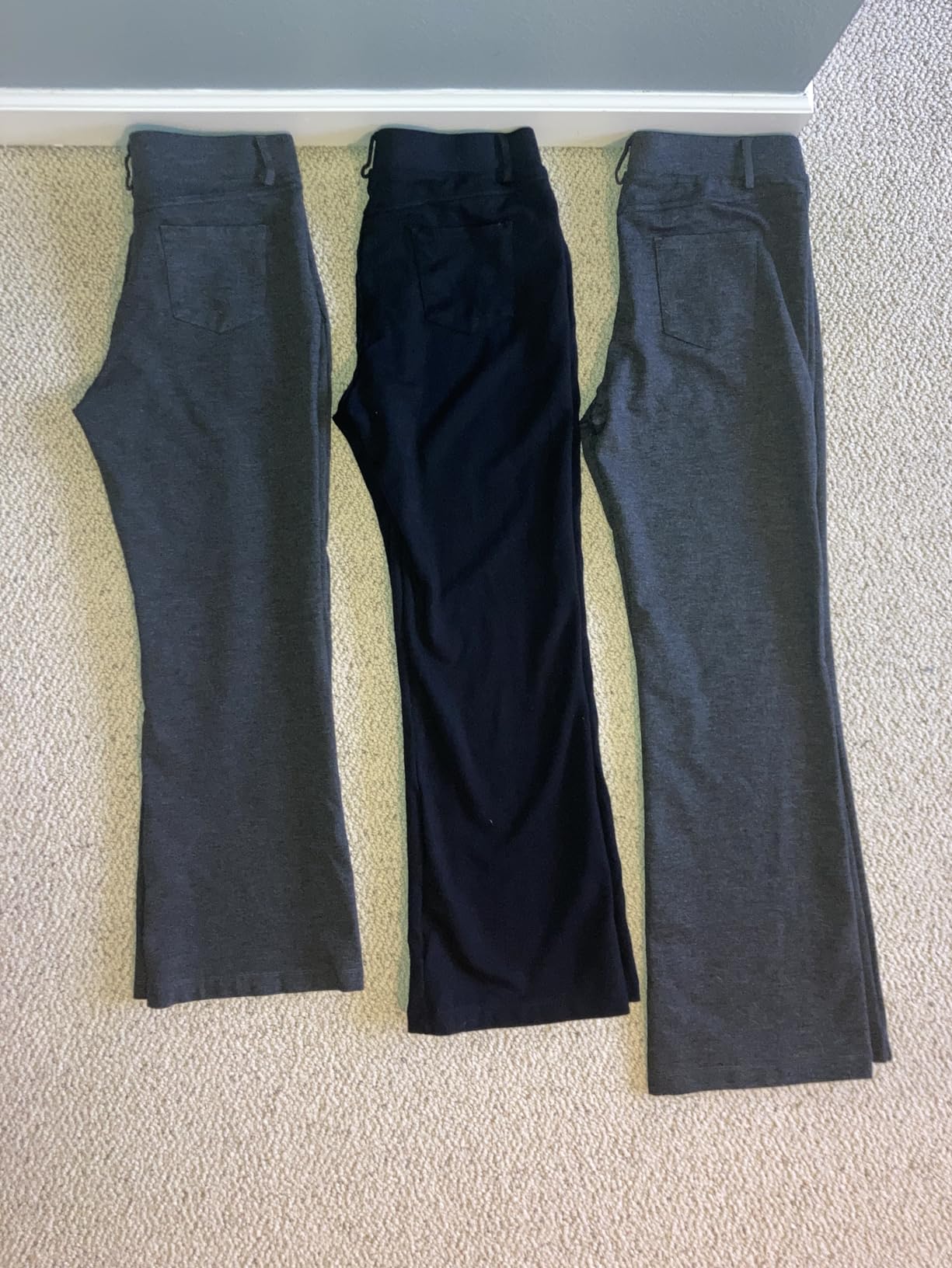 Tapata Women's 28''/30''/32''/34'' Stretchy Bootcut Dress Pants with Pockets Tall, Petite, Regular for Office Work Business customer photo 1